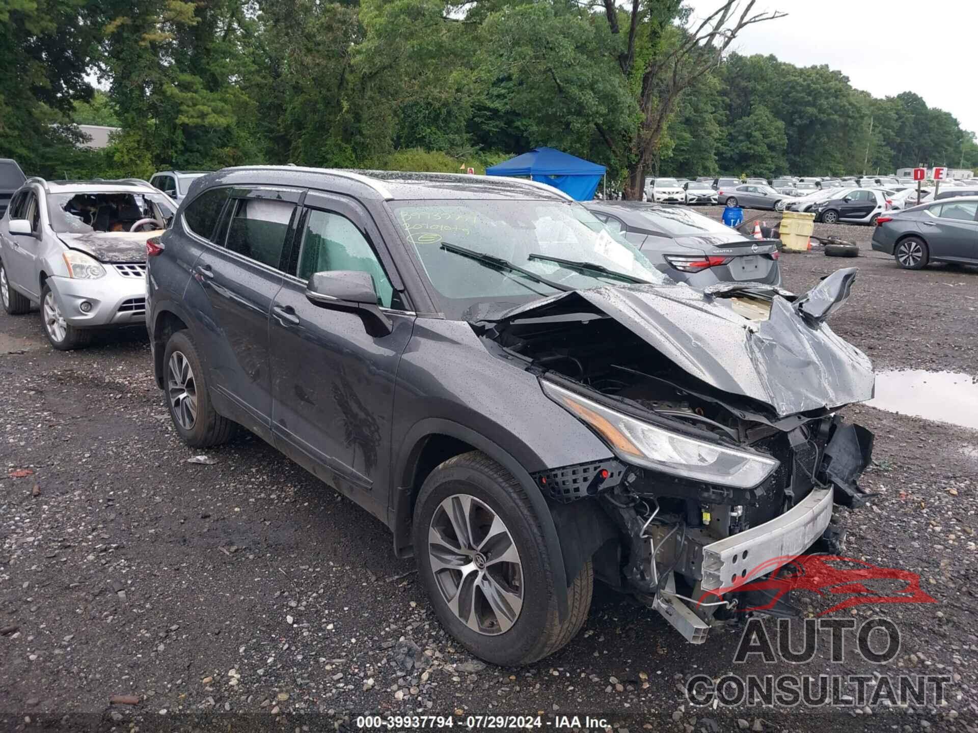 TOYOTA HIGHLANDER 2020 - 5TDGZRBH1LS025860