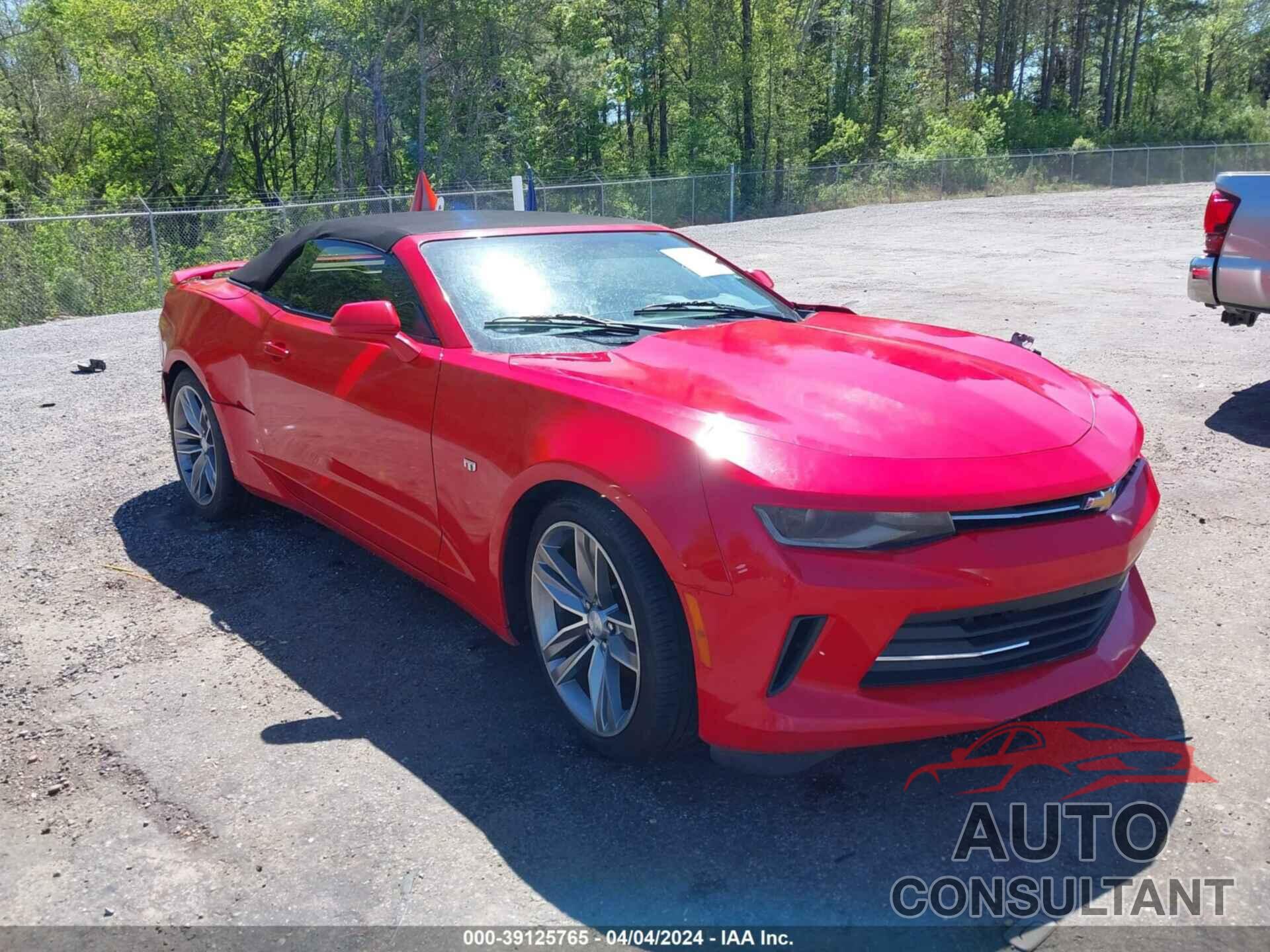 CHEVROLET CAMARO 2017 - 1G1FB3DS8H0153716