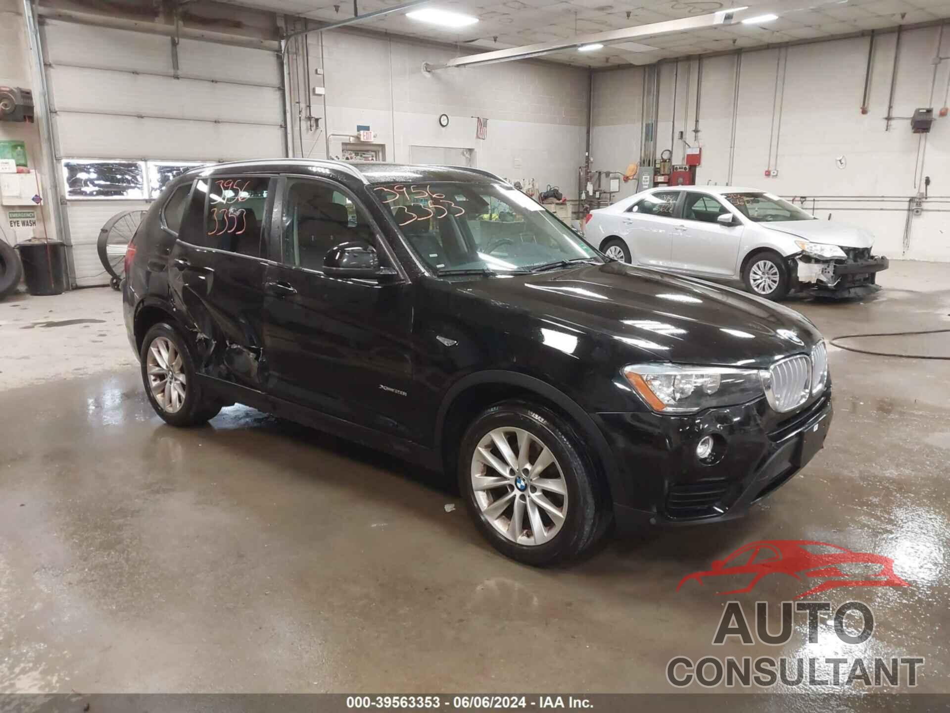 BMW X3 2016 - 5UXWX9C54G0D92946