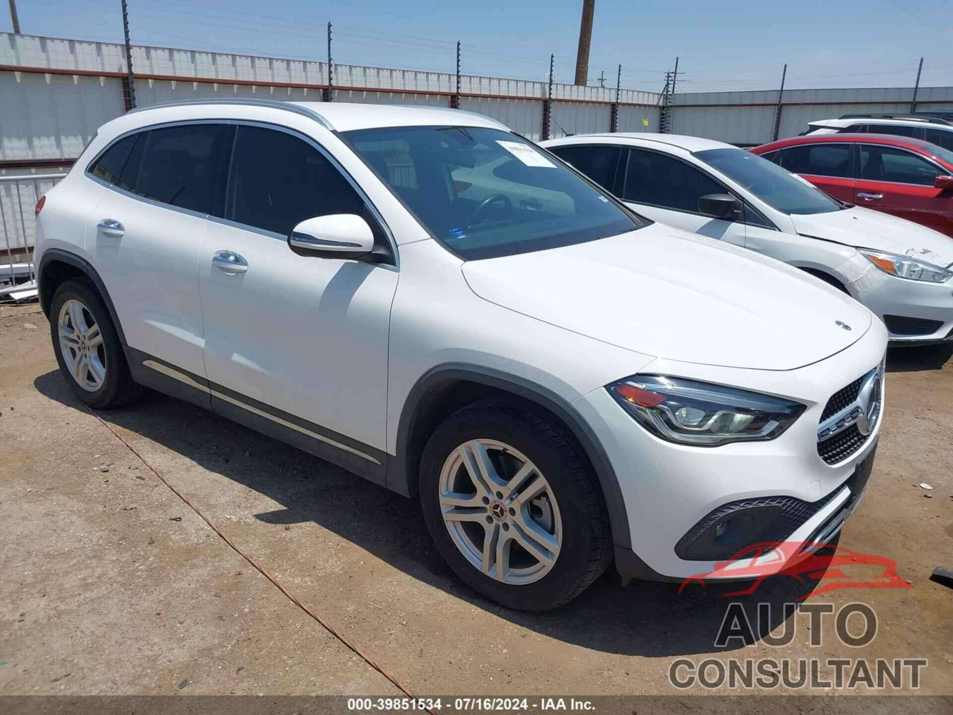 MERCEDES-BENZ GLA 250 2021 - W1N4N4GB7MJ117018