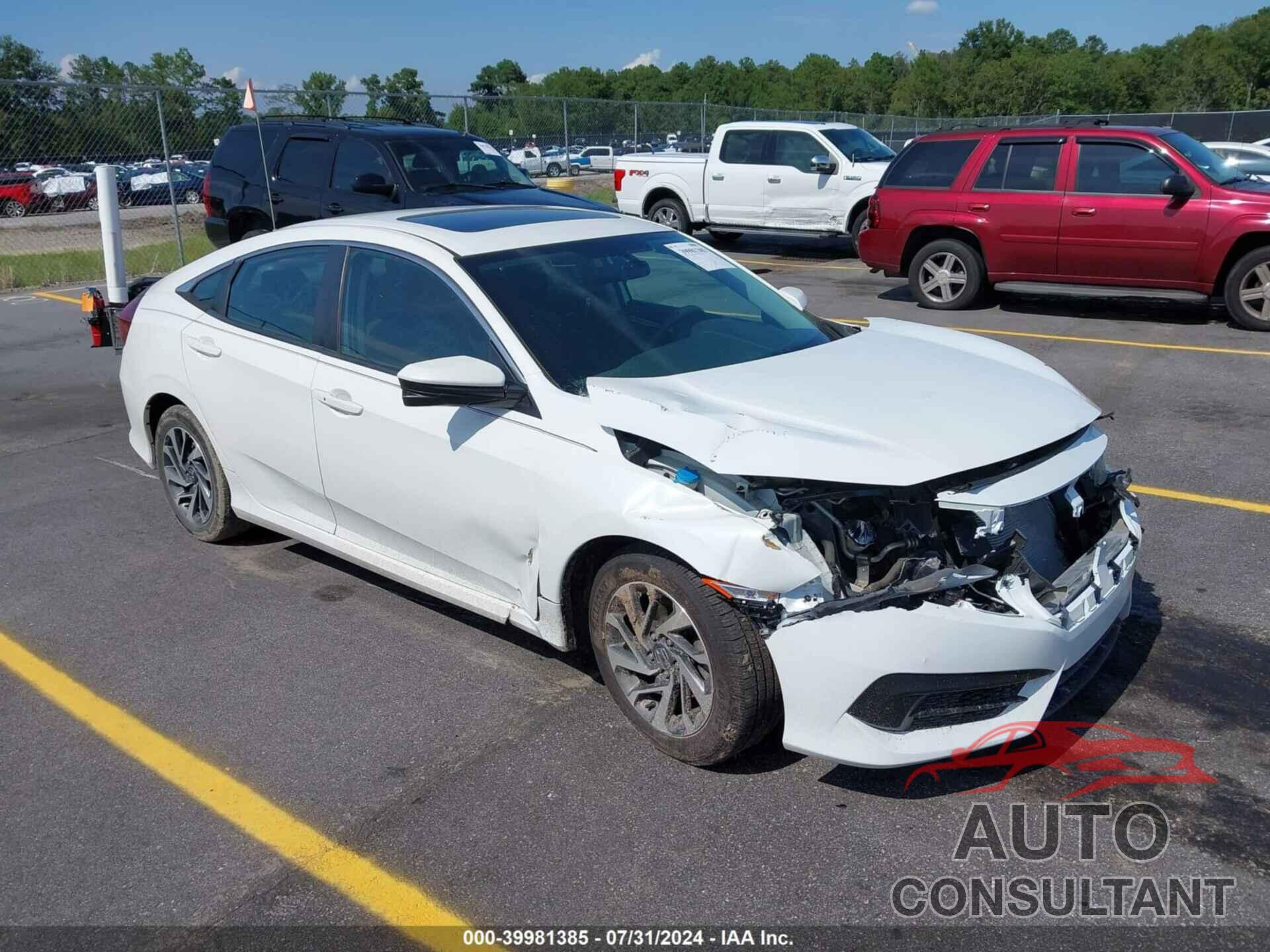 HONDA CIVIC 2016 - 2HGFC2F72GH555413