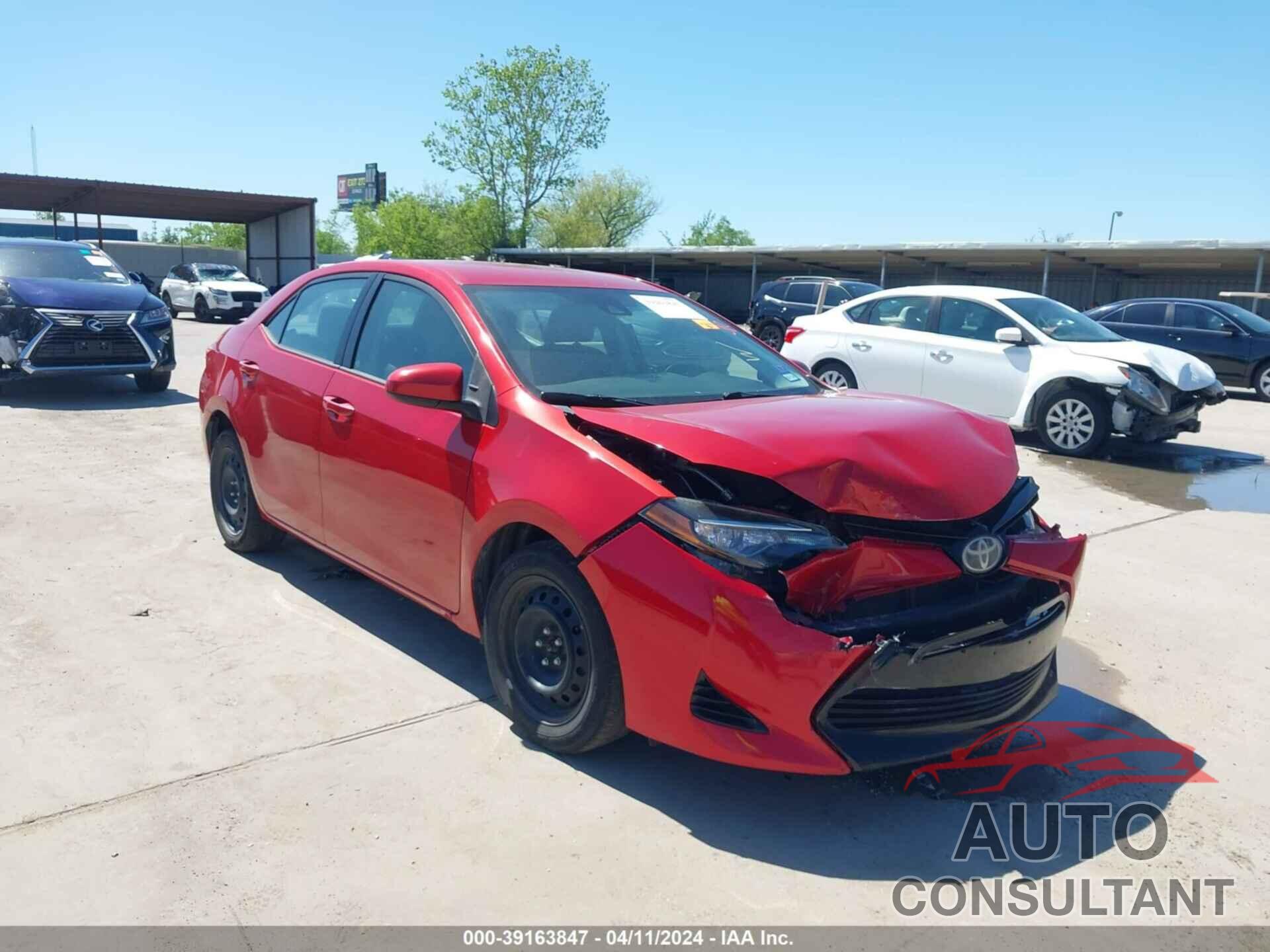 TOYOTA COROLLA 2017 - 5YFBURHE6HP638076