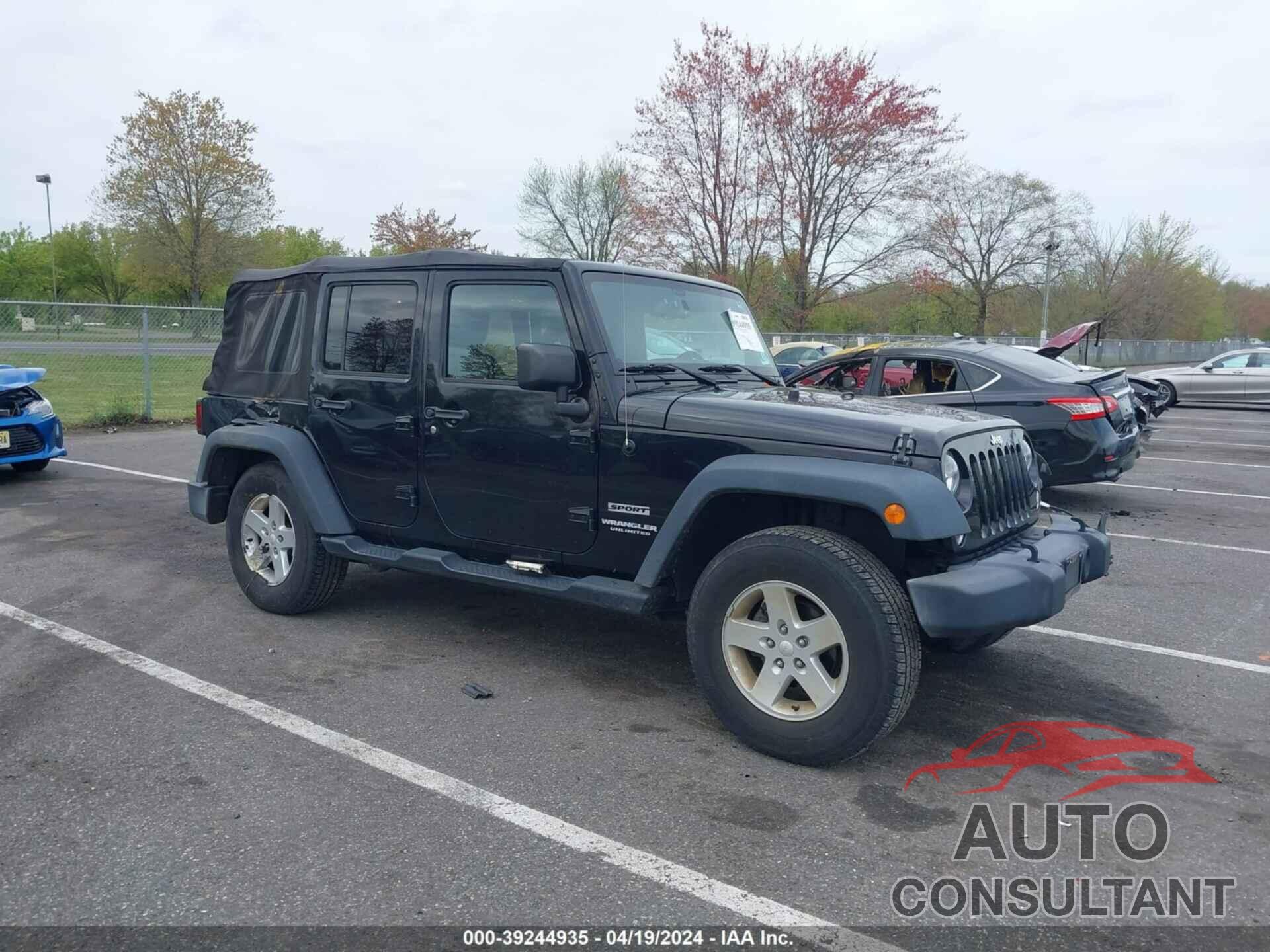 JEEP WRANGLER UNLIMITED 2016 - 1C4BJWDG7GL115882