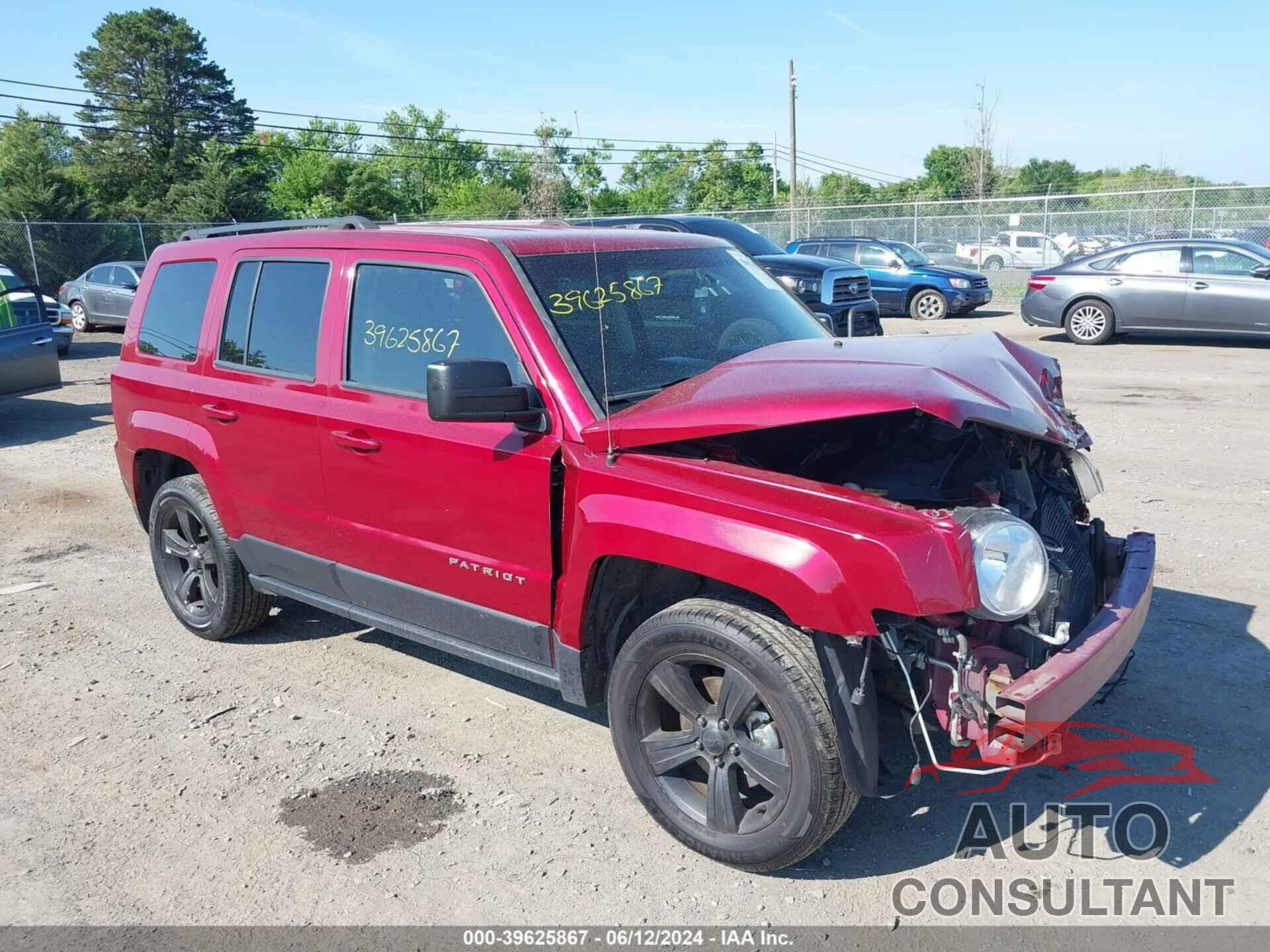 JEEP PATRIOT 2017 - 1C4NJRFB0HD174915