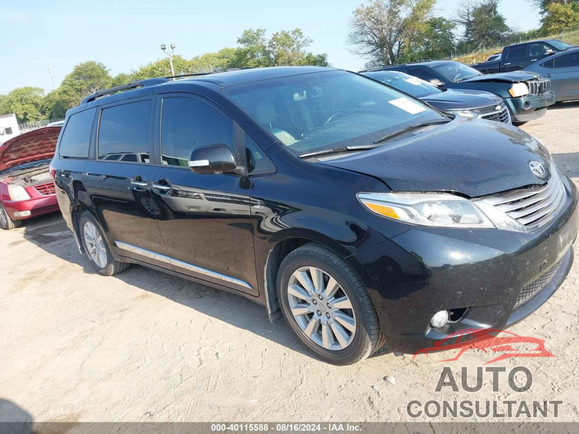 TOYOTA SIENNA 2017 - 5TDDZ3DC6HS161927