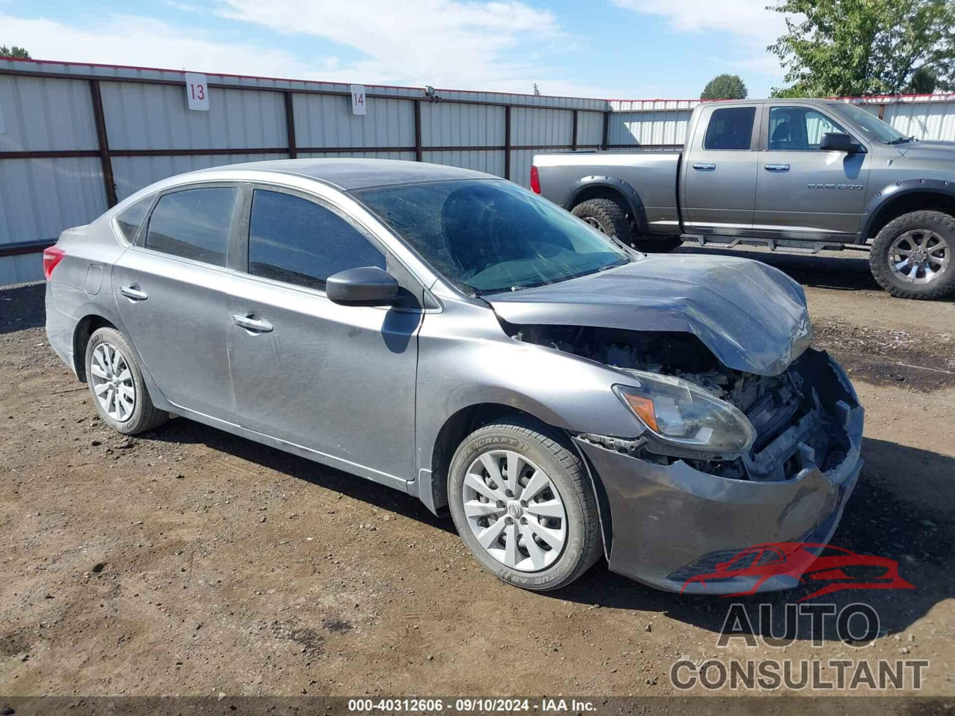 NISSAN SENTRA 2017 - 3N1AB7AP5HY380749