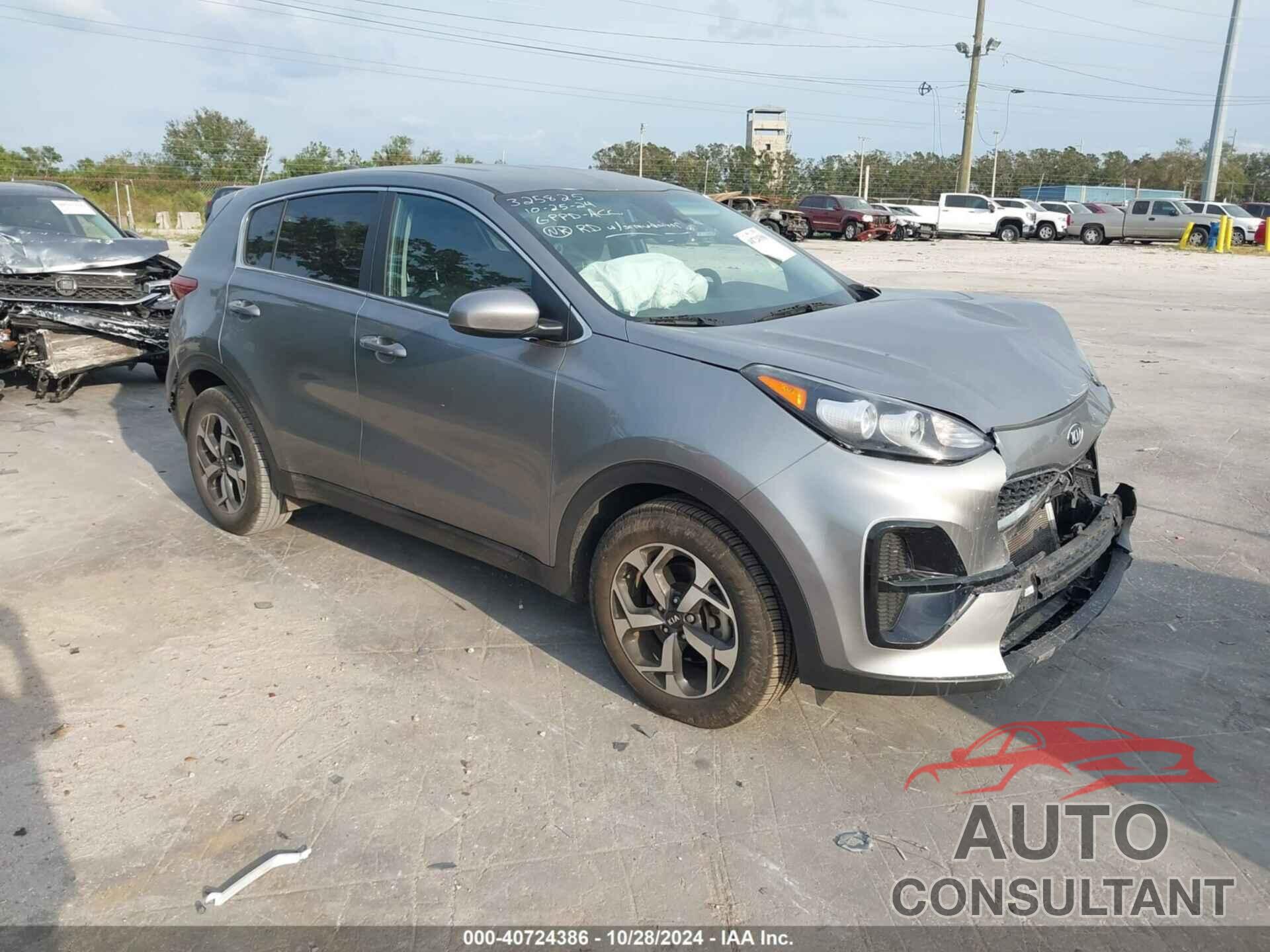 KIA SPORTAGE 2021 - KNDPM3AC8M7876583