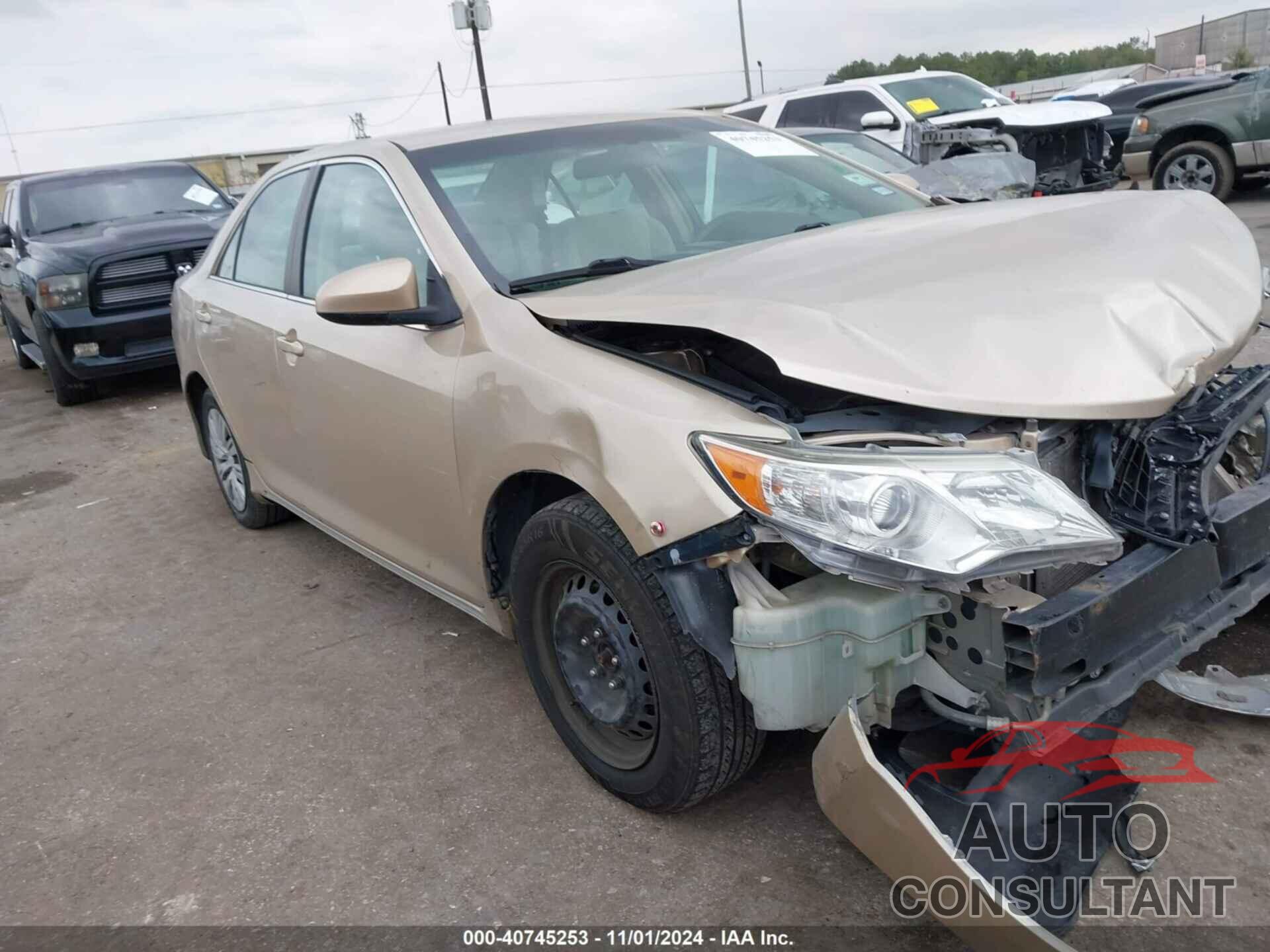 TOYOTA CAMRY 2012 - 4T4BF1FKXCR176901