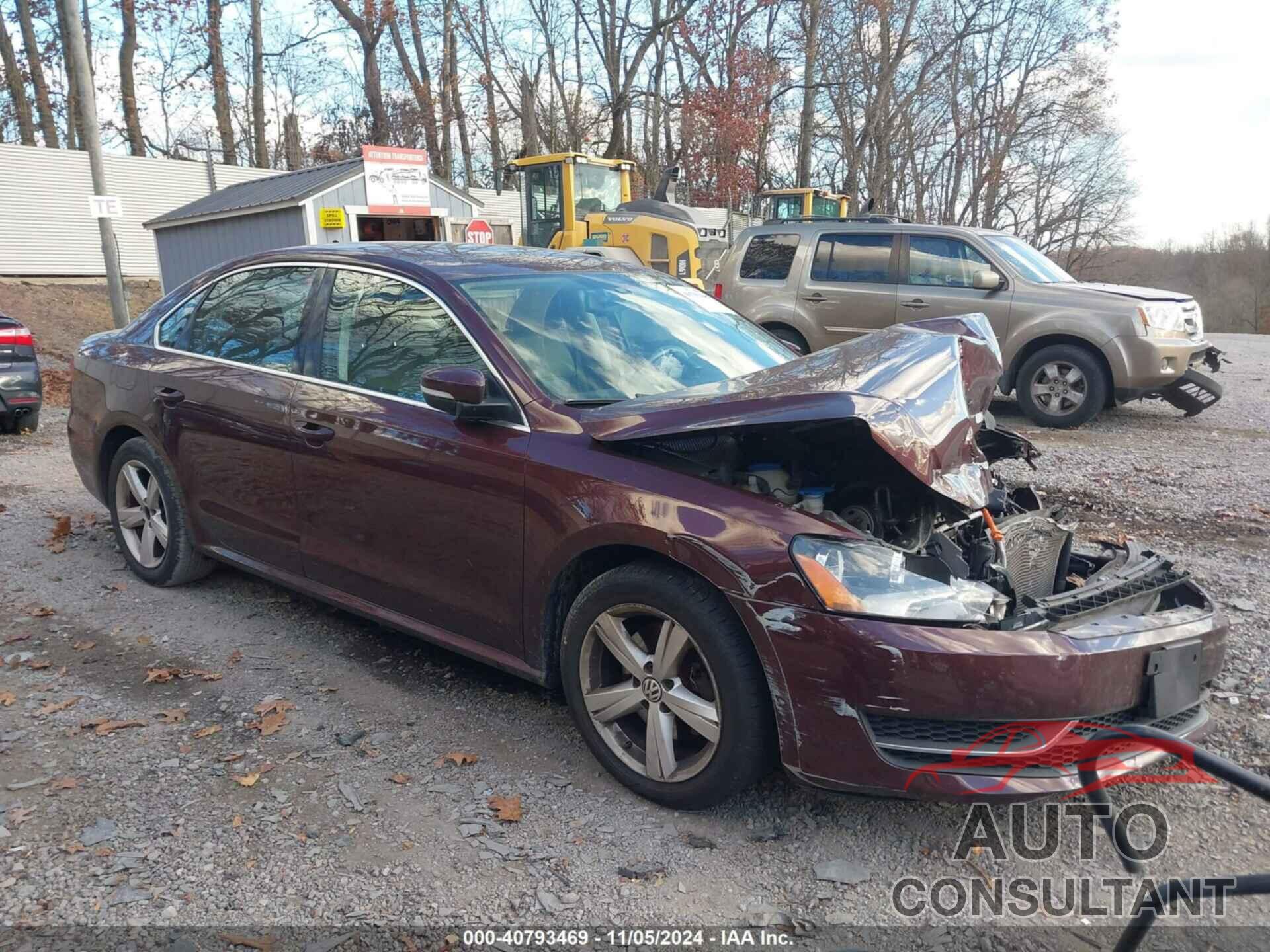 VOLKSWAGEN PASSAT 2013 - 1VWBP7A34DC023532