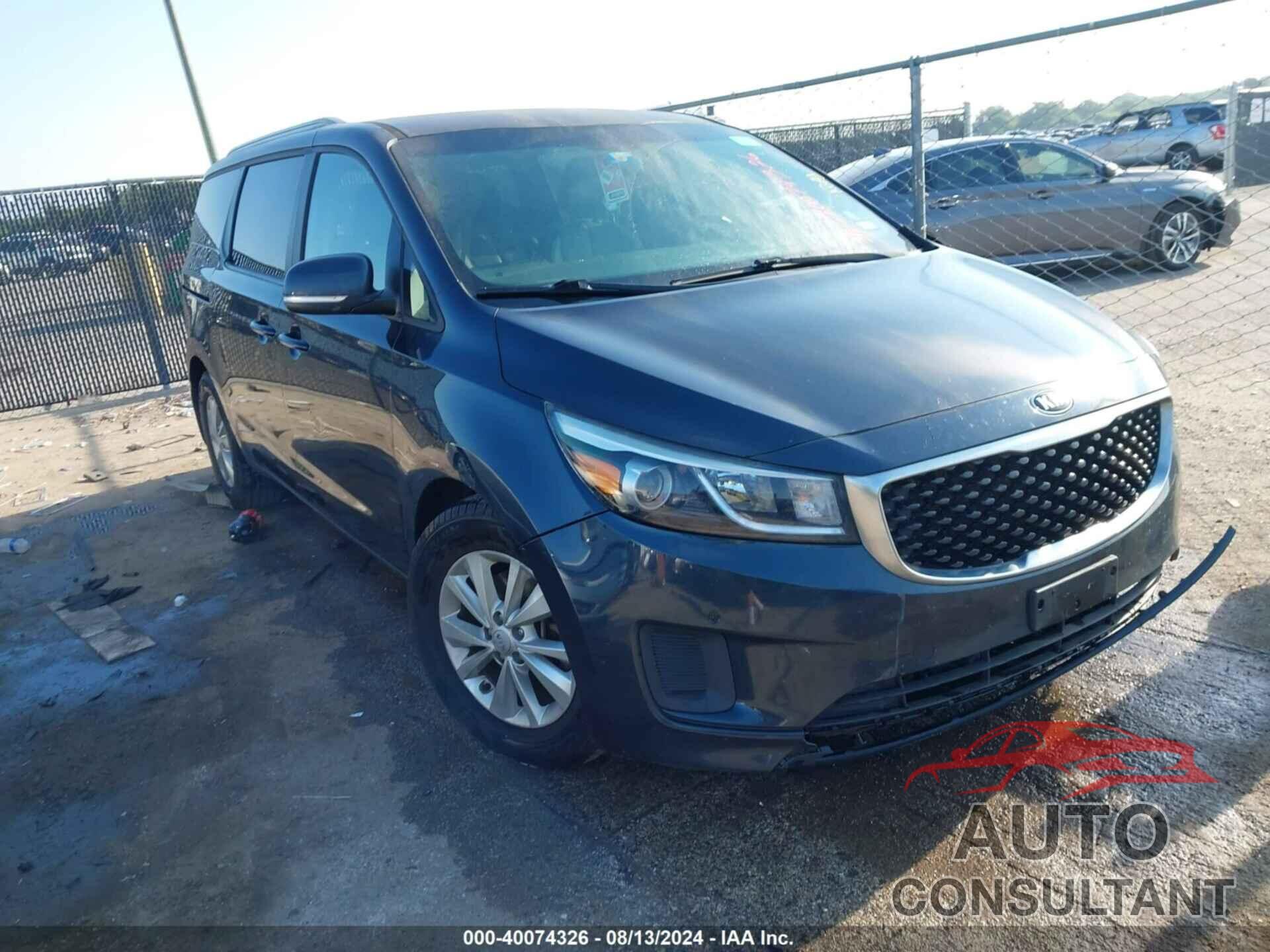 KIA SEDONA 2017 - KNDMB5C19H6292818