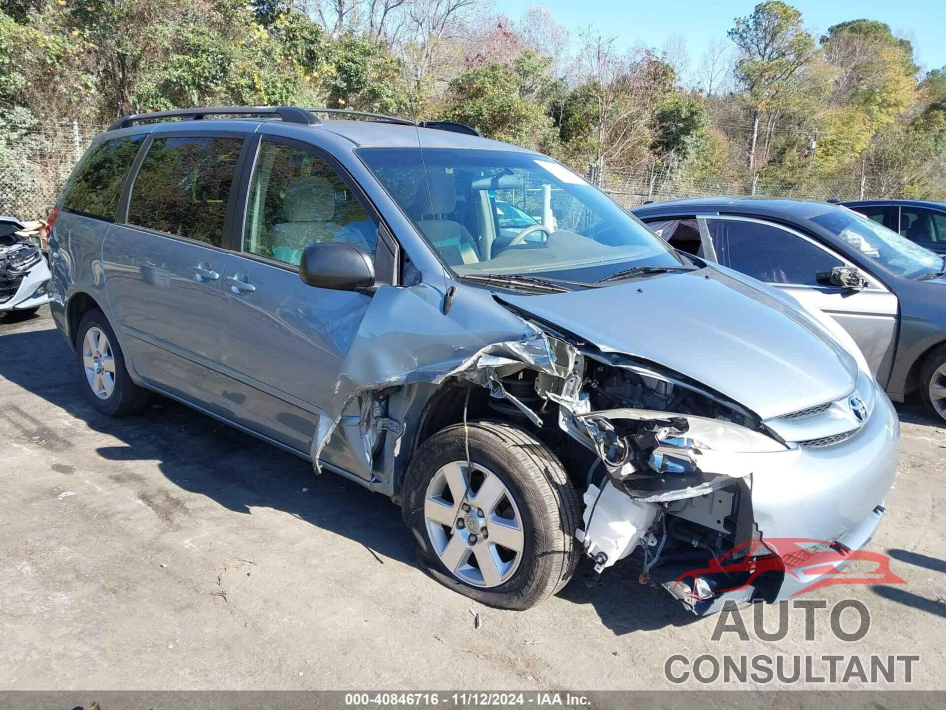 TOYOTA SIENNA 2010 - 5TDKK4CC8AS294102