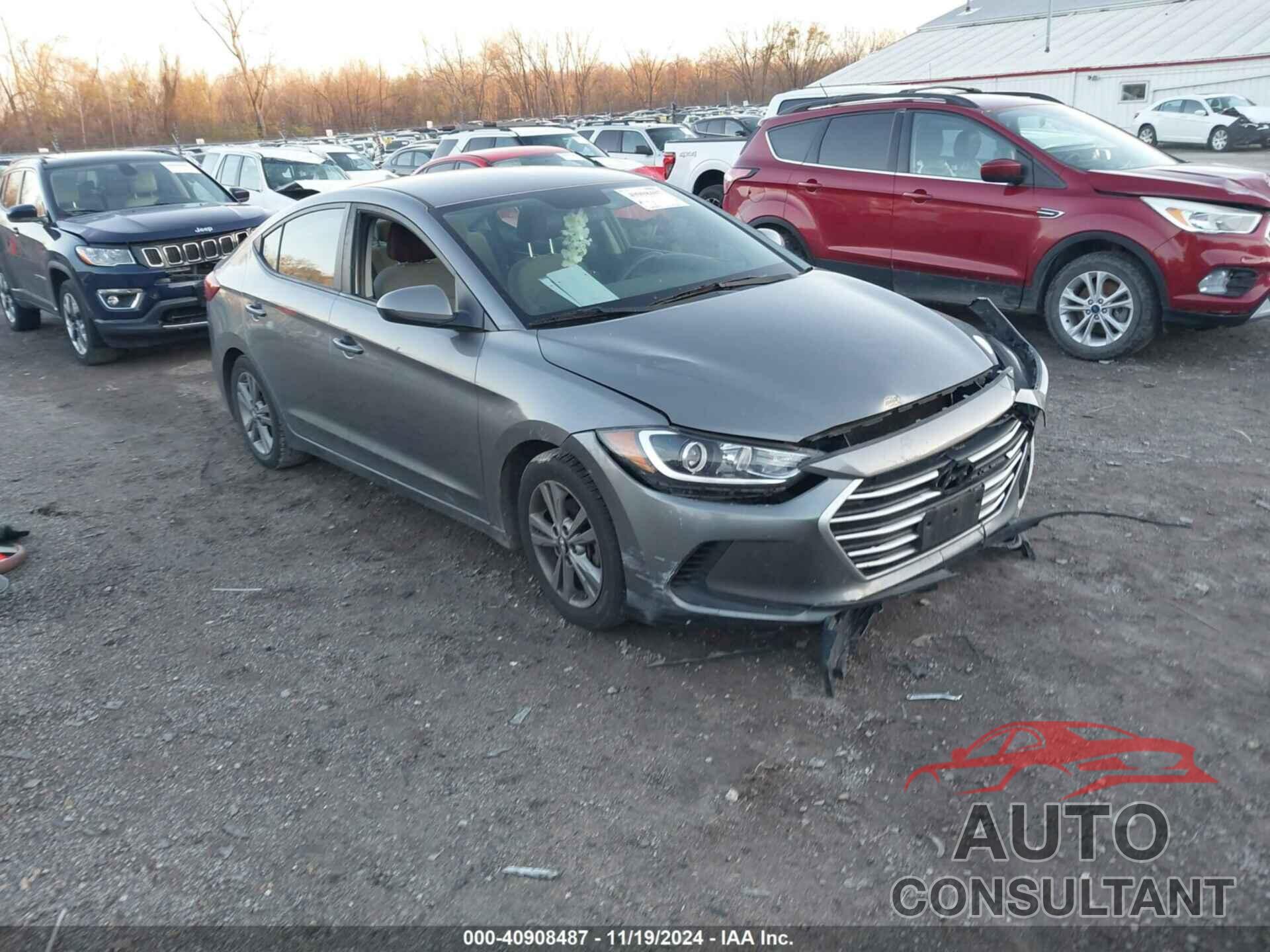 HYUNDAI ELANTRA 2018 - 5NPD84LF1JH341266