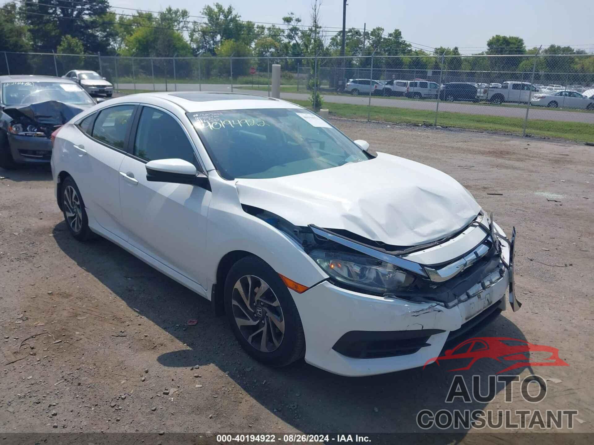 HONDA CIVIC 2016 - 19XFC2F73GE034436