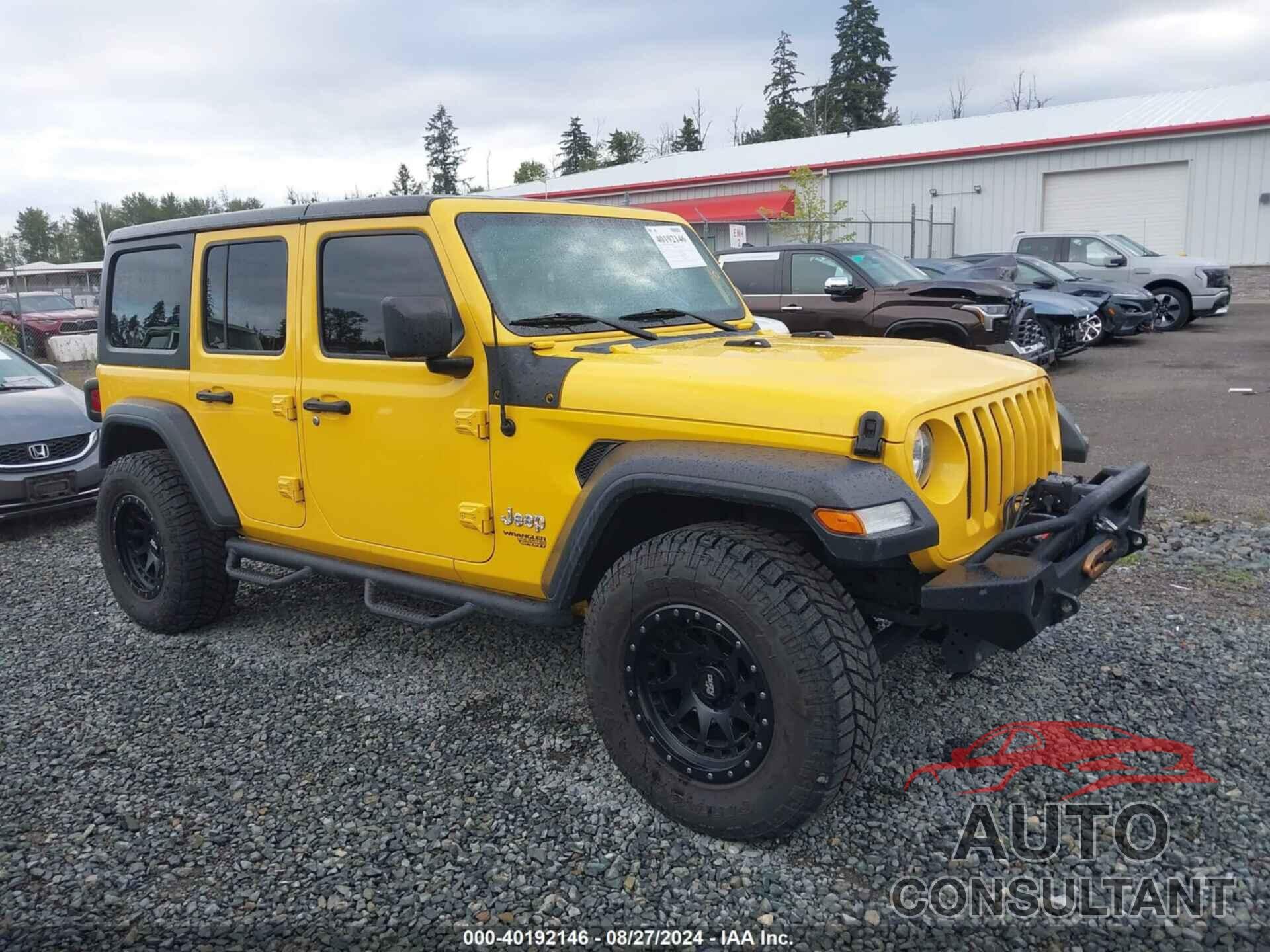 JEEP WRANGLER UNLIMITED 2020 - 1C4HJXDG9LW287646