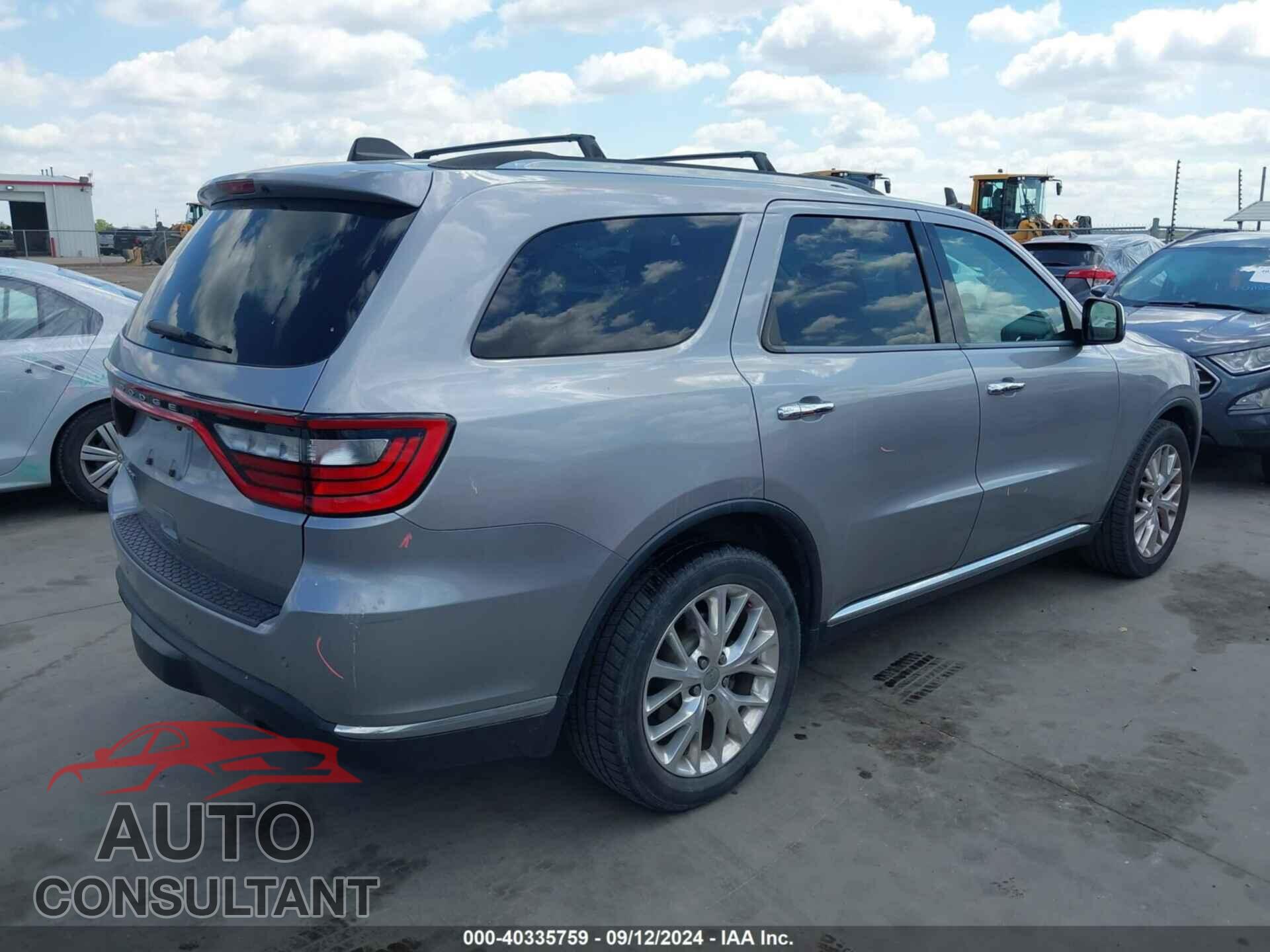 DODGE DURANGO 2017 - 1C4RDHAG8HC619199