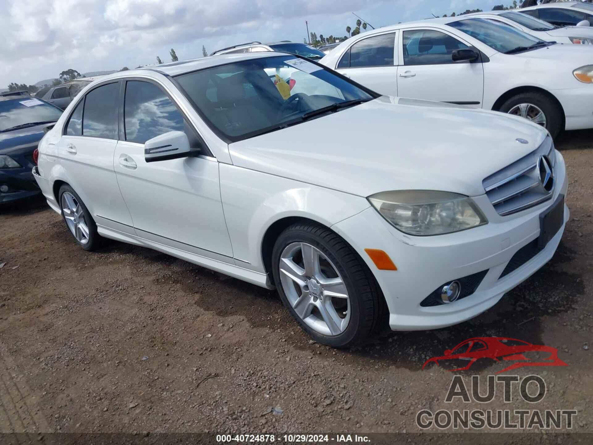 MERCEDES-BENZ C 300 2010 - WDDGF5EB8AR087895