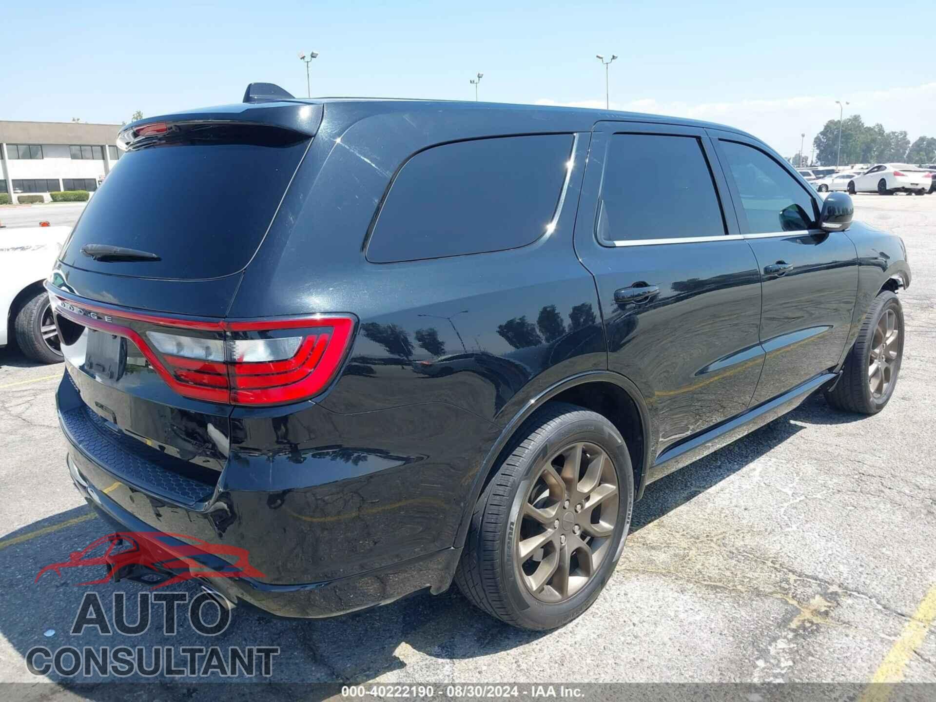 DODGE DURANGO 2017 - 1C4SDHCT2HC752763