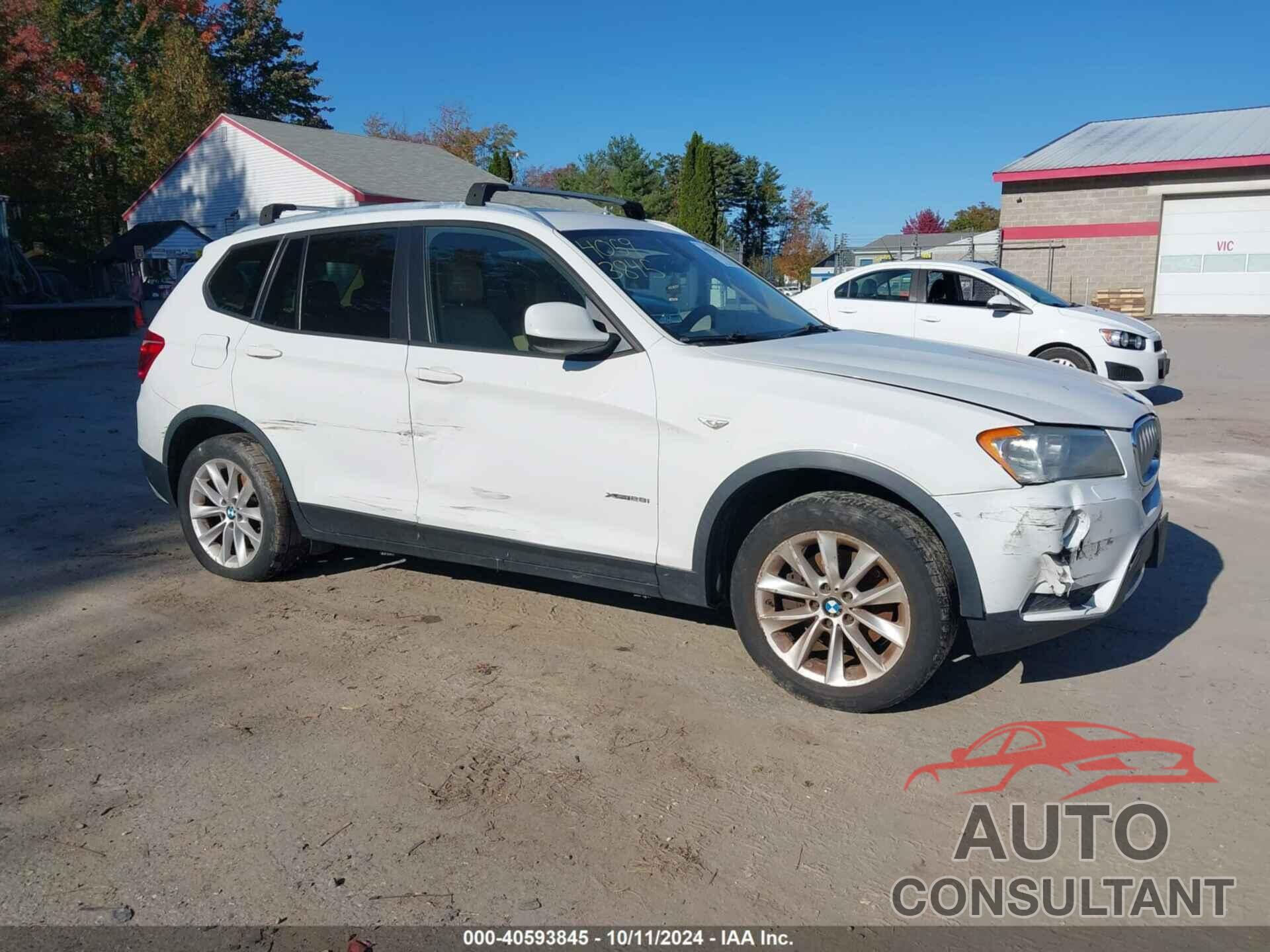 BMW X3 2014 - 5UXWX9C54E0D22831