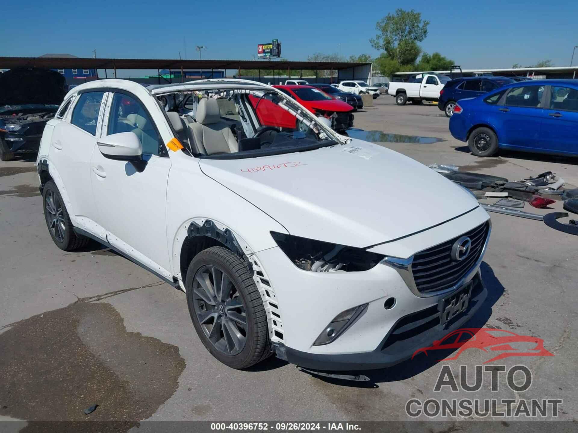 MAZDA CX-3 2017 - JM1DKDD72H0149337
