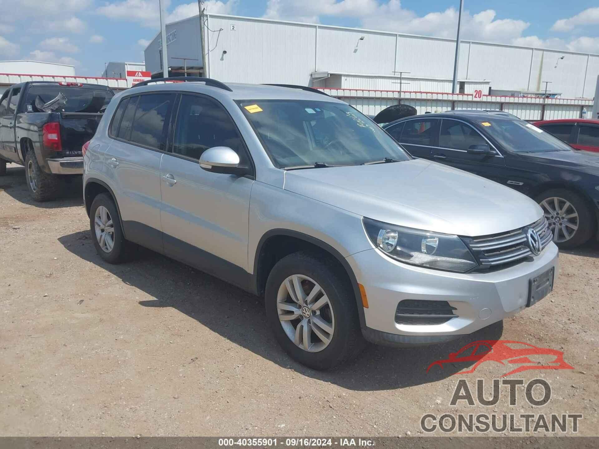 VOLKSWAGEN TIGUAN 2016 - WVGAV7AX9GW596397