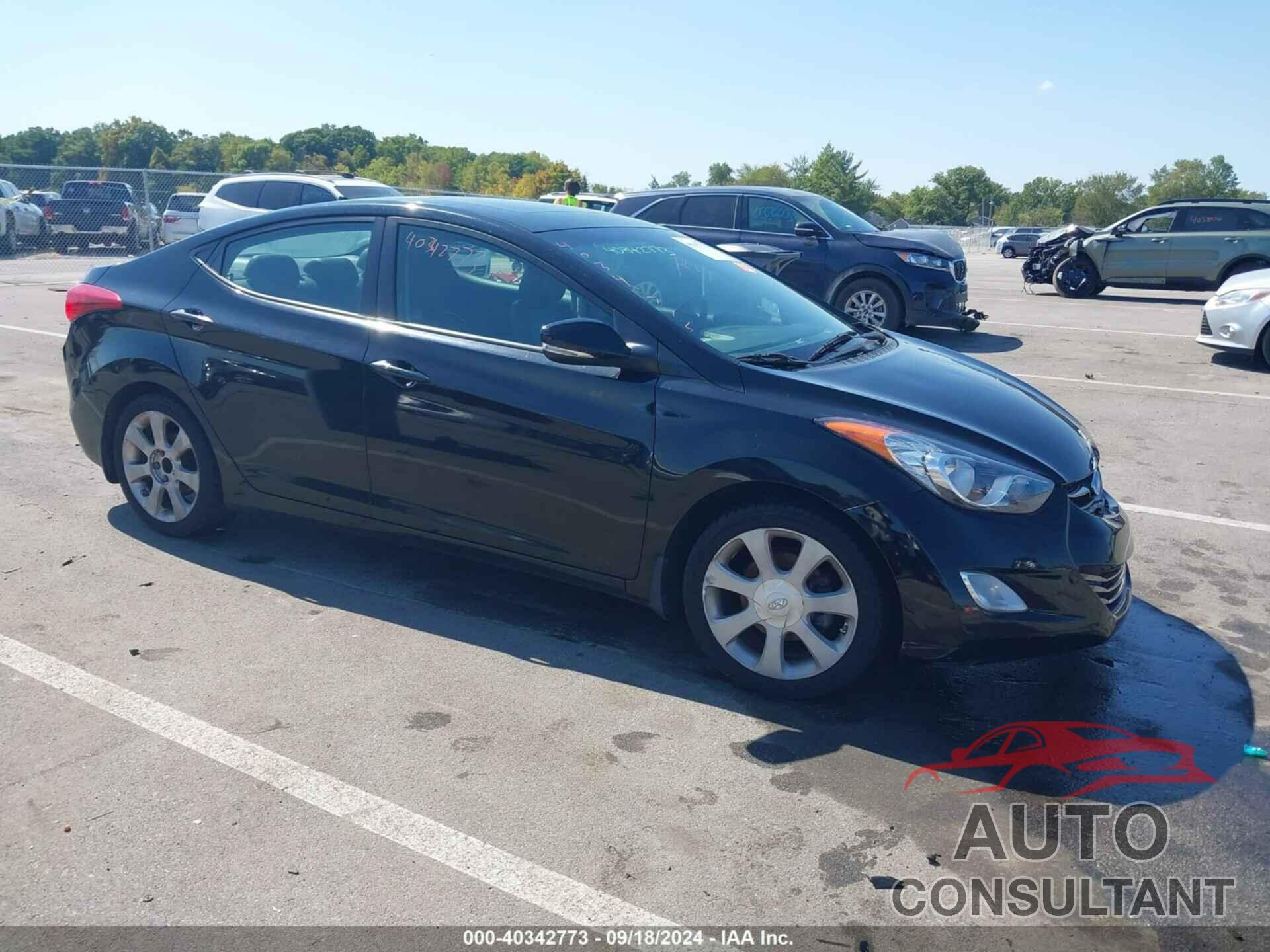 HYUNDAI ELANTRA 2013 - KMHDH4AEXDU506201