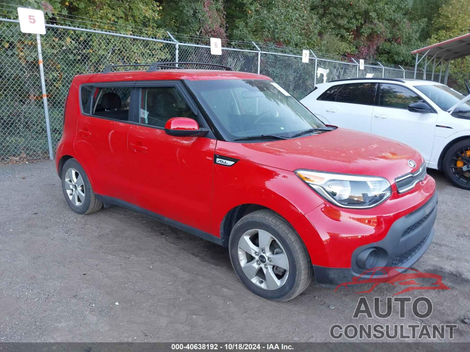 KIA SOUL 2019 - KNDJN2A28K7660282