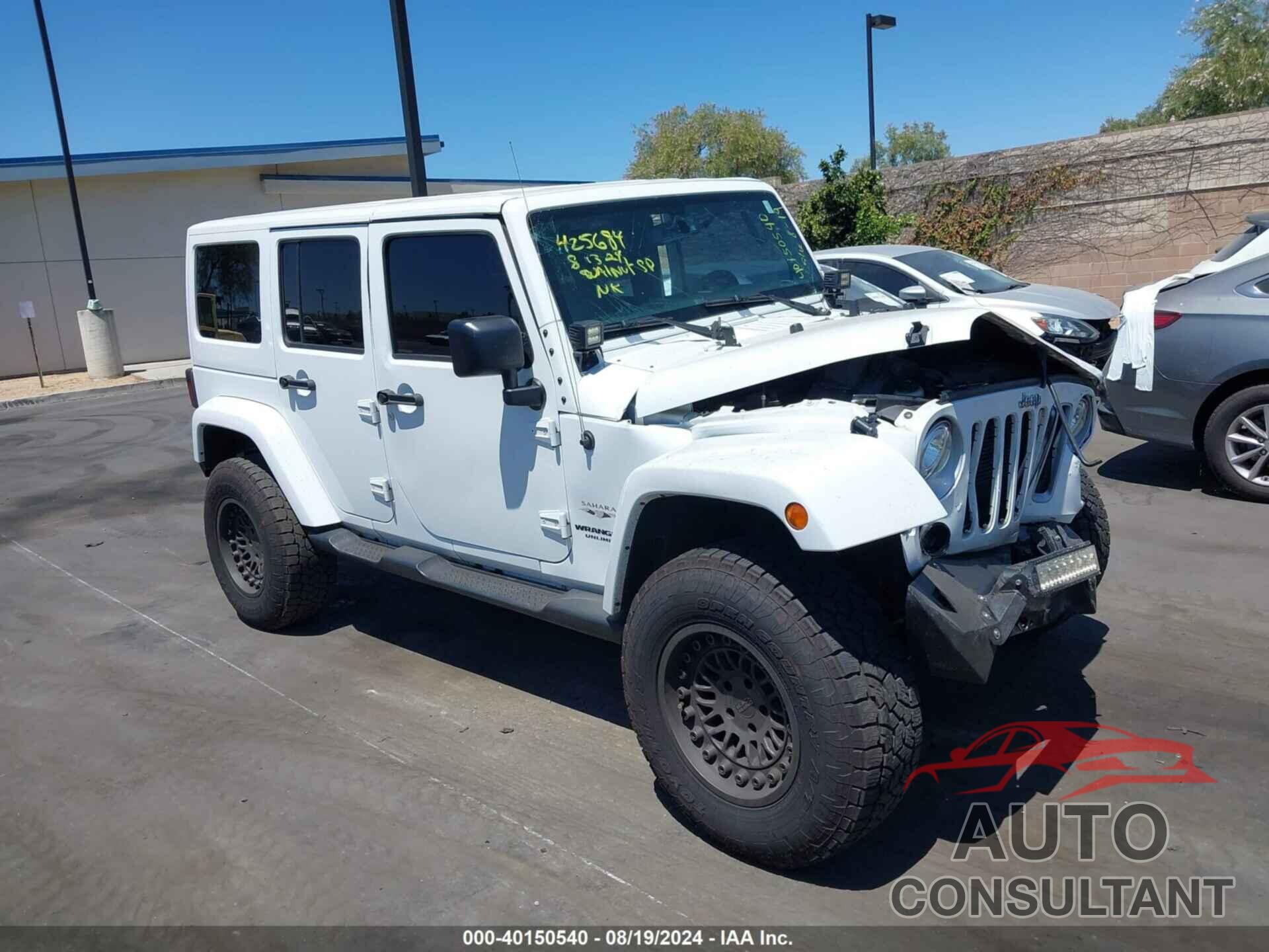 JEEP WRANGLER UNLIMITED 2017 - 1C4BJWEG0HL622364