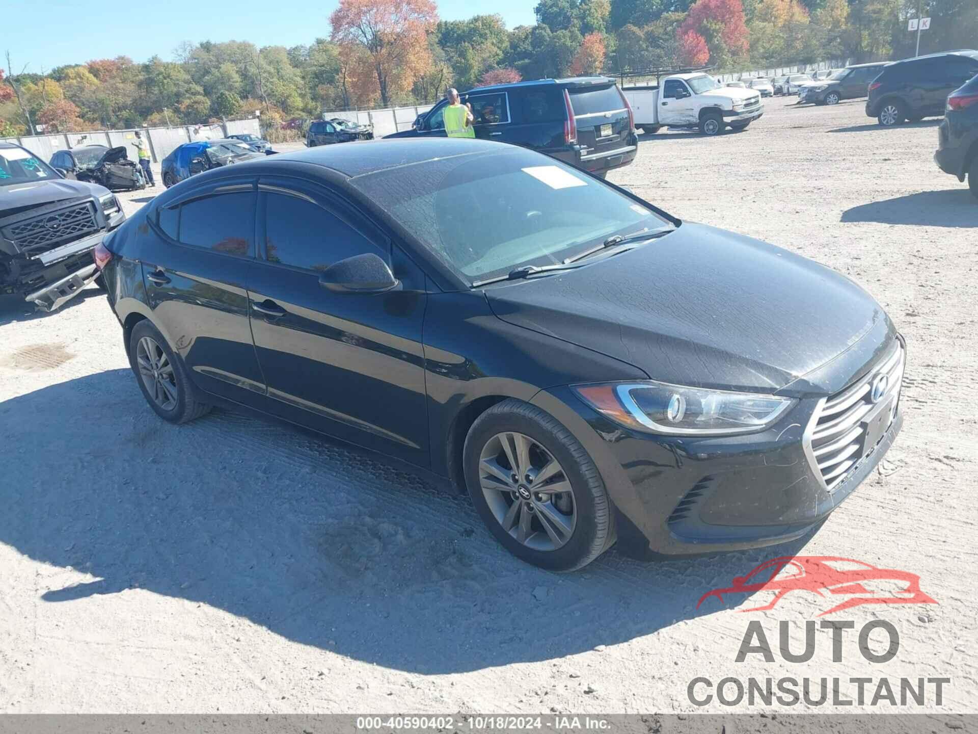 HYUNDAI ELANTRA 2018 - 5NPD84LFXJH281732