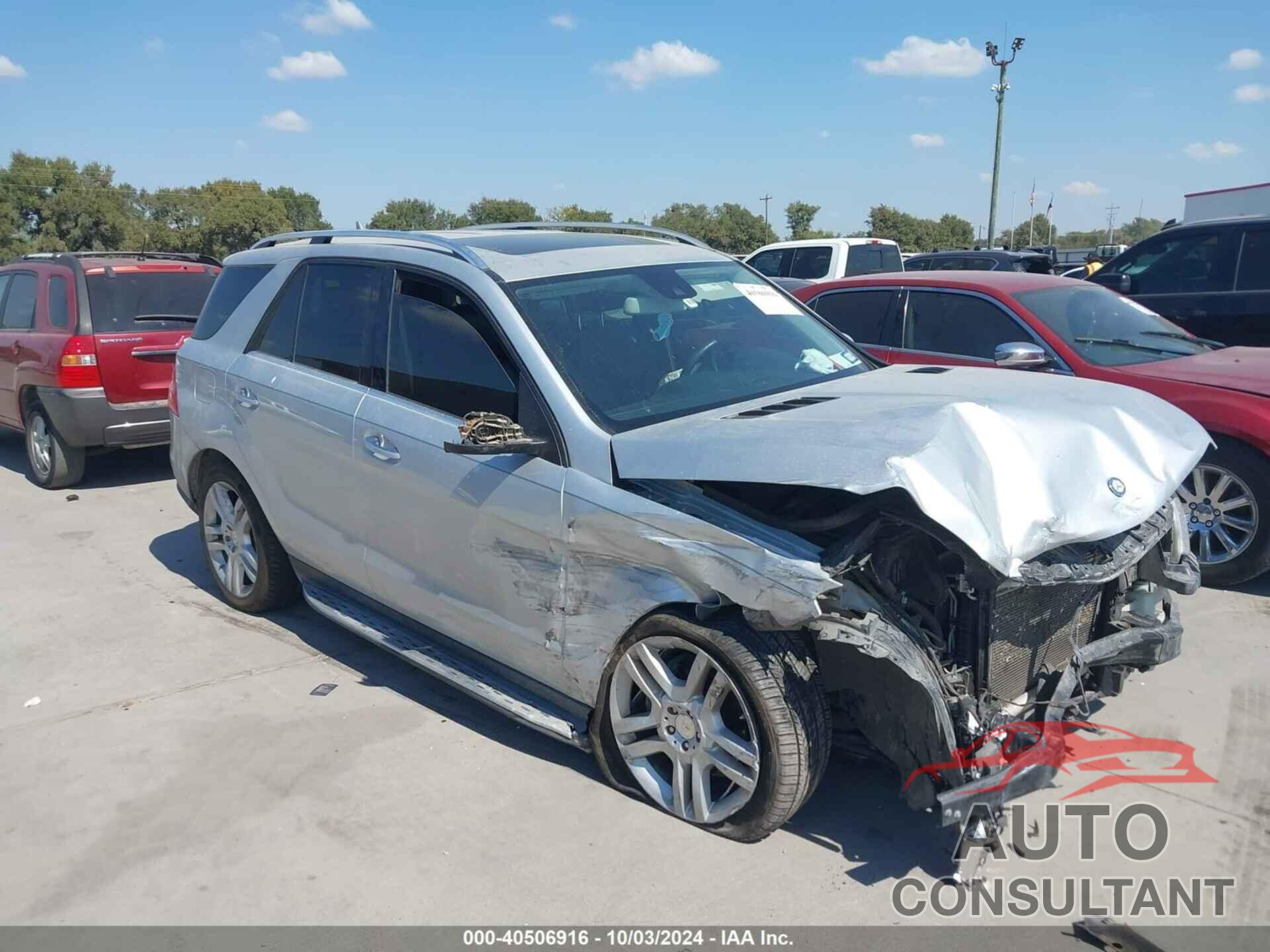 MERCEDES-BENZ ML 350 2014 - 4JGDA5JB8EA377698