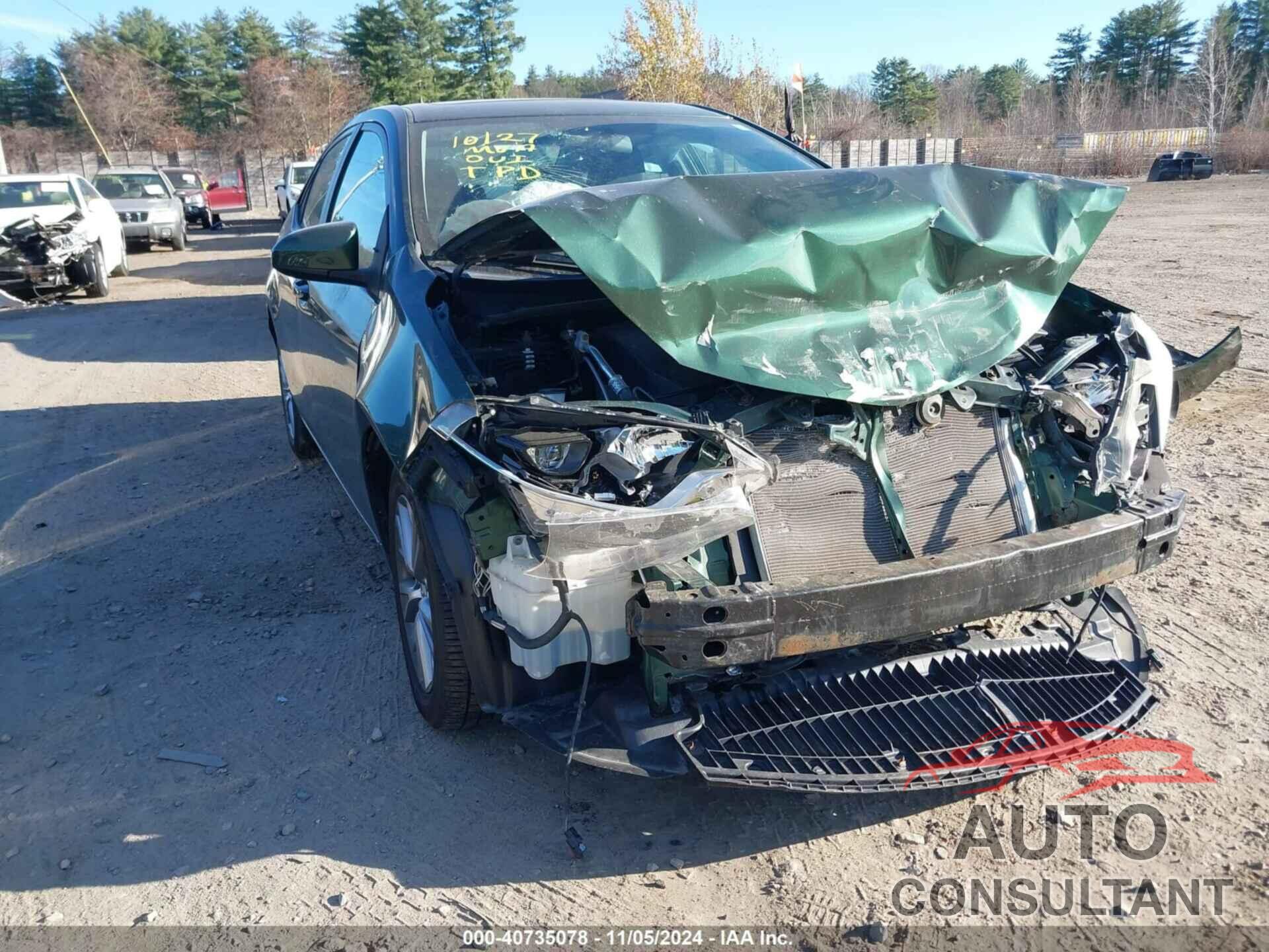 TOYOTA COROLLA 2015 - 2T1BURHE5FC230133