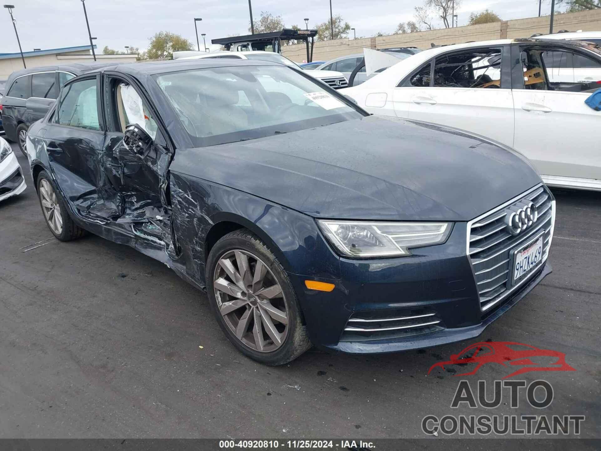 AUDI A4 2017 - WAUGMAF43HN067156