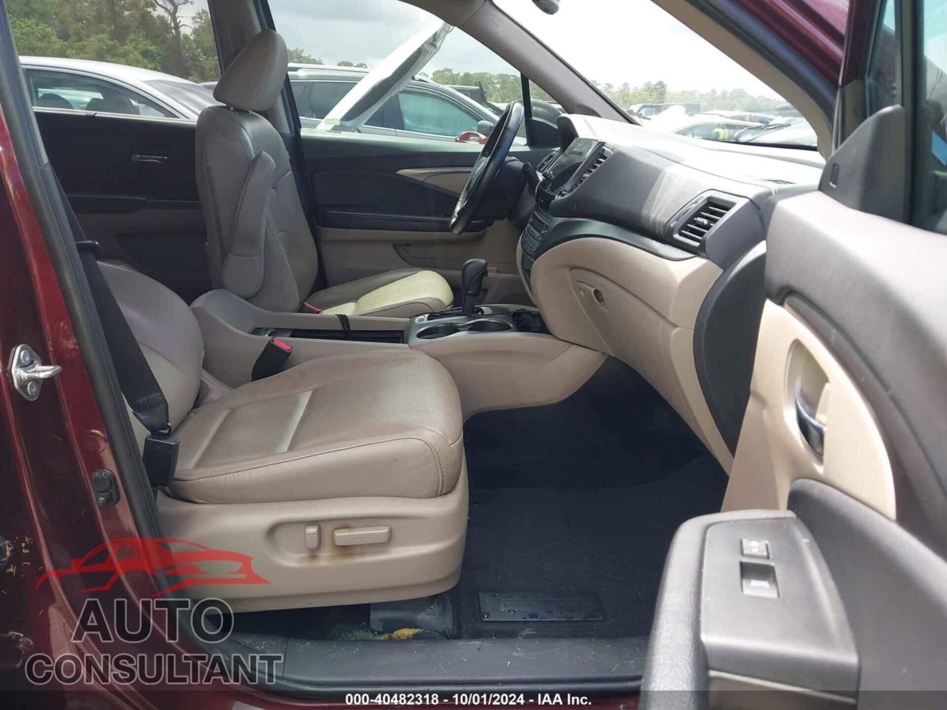 HONDA PILOT 2019 - 5FNYF5H55KB003589