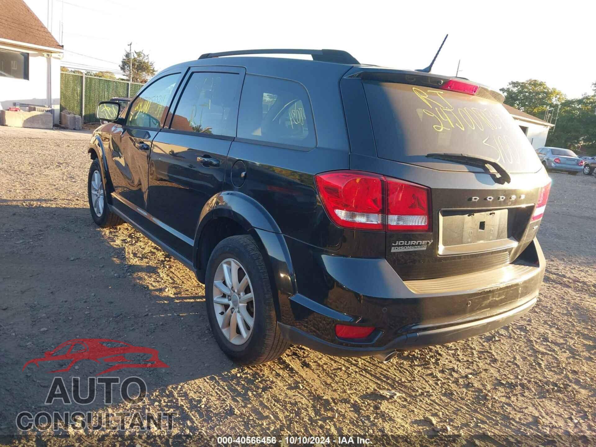 DODGE JOURNEY 2013 - 3C4PDCBG4DT727150