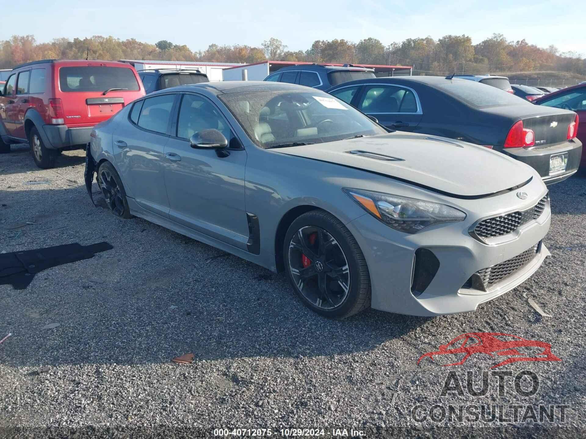 KIA STINGER 2019 - KNAE45LC1K6053218