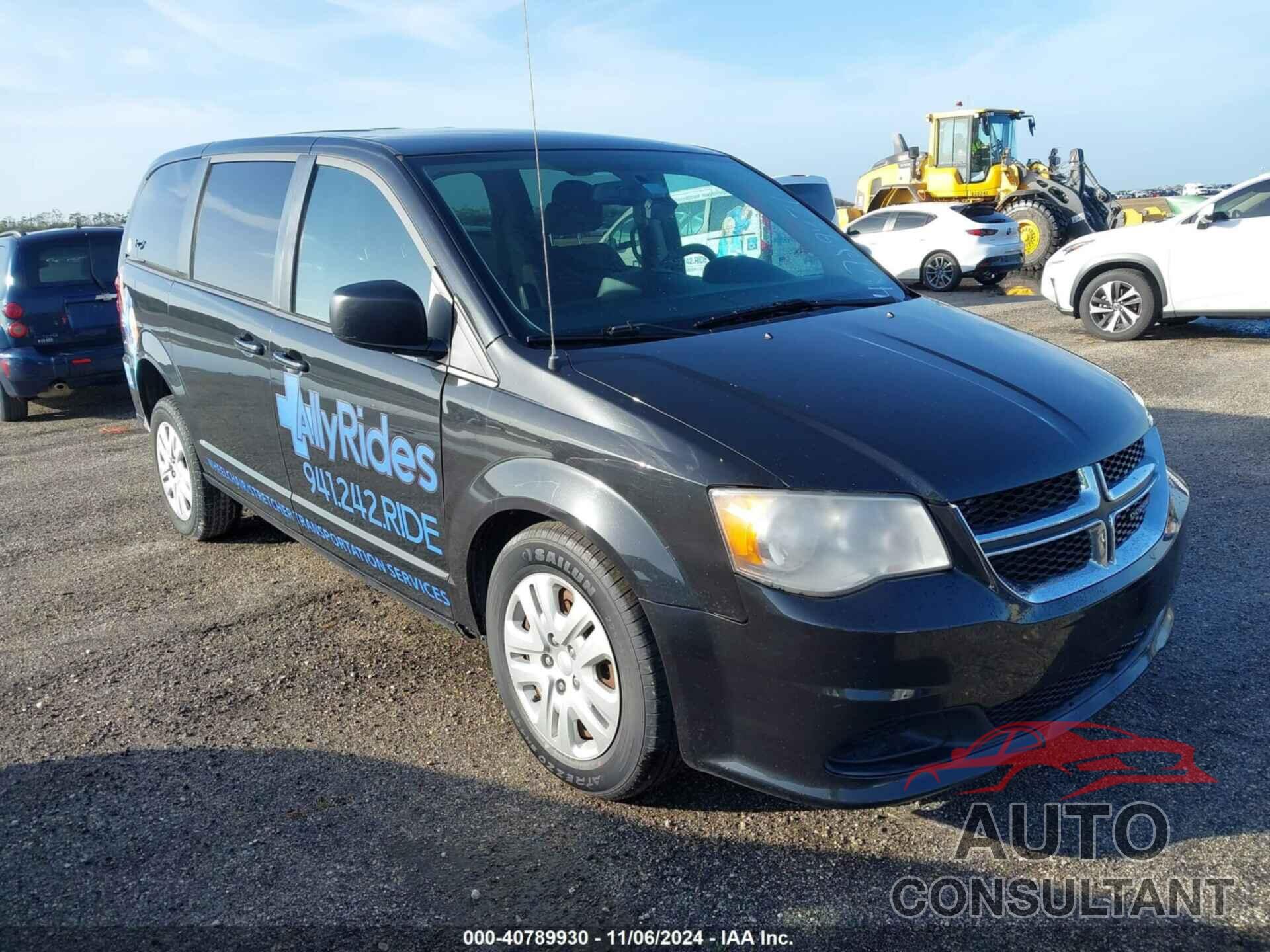 DODGE GRAND CARAVAN 2018 - 2C7WDGBG3JR176035