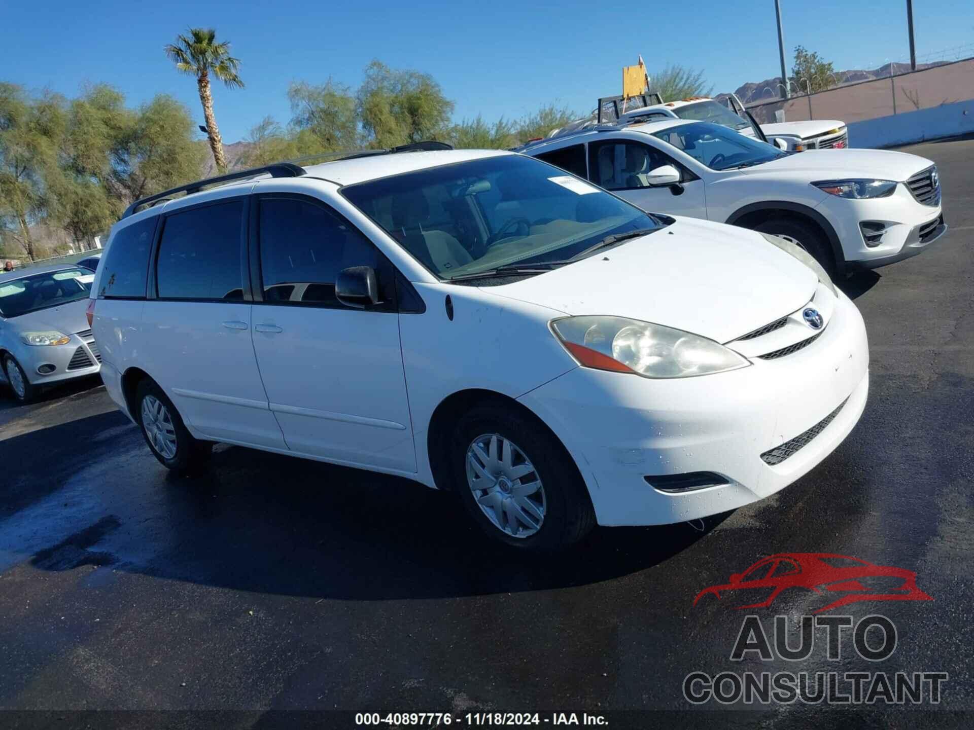 TOYOTA SIENNA 2009 - 5TDZK23C49S233229