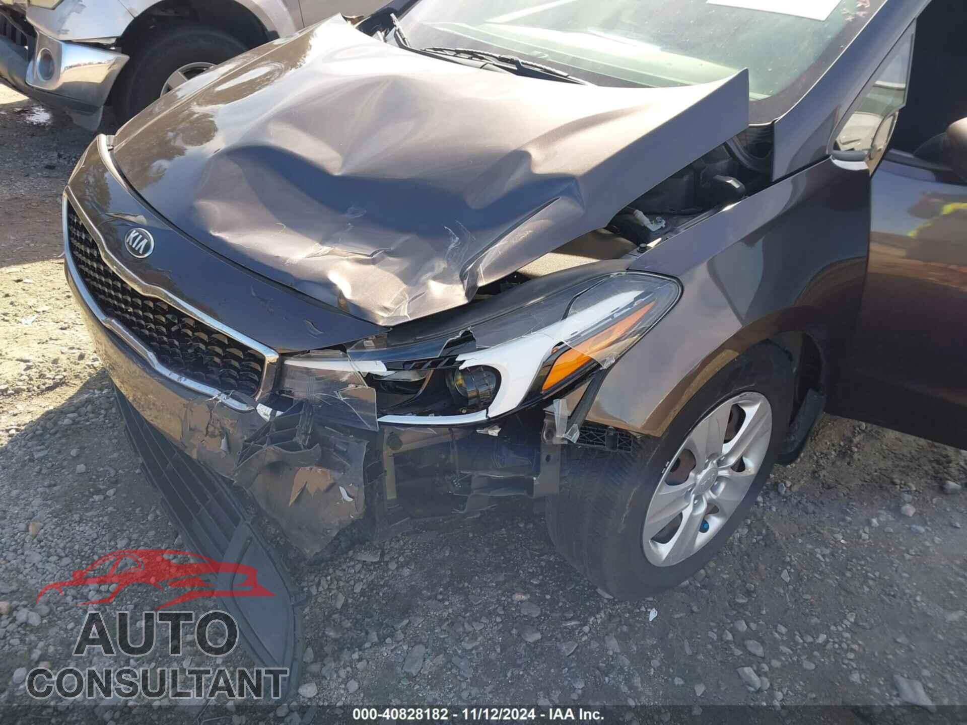 KIA FORTE 2017 - 3KPFK4A70HE158381
