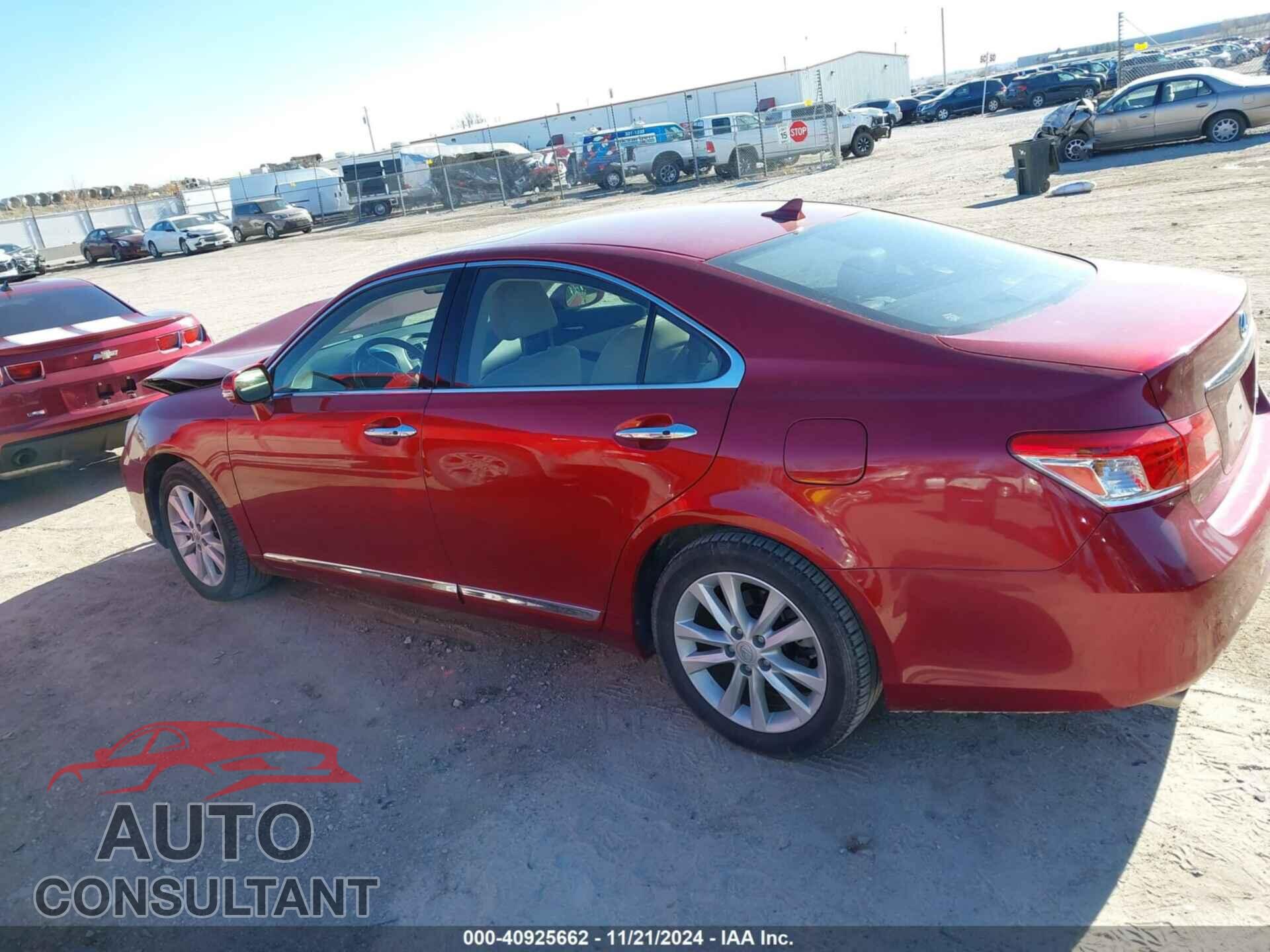 LEXUS ES 350 2011 - JTHBK1EG9B2469379