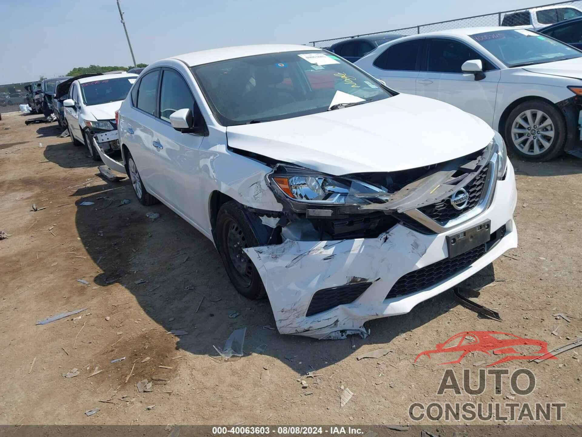 NISSAN SENTRA 2018 - 3N1AB7AP3JY340319