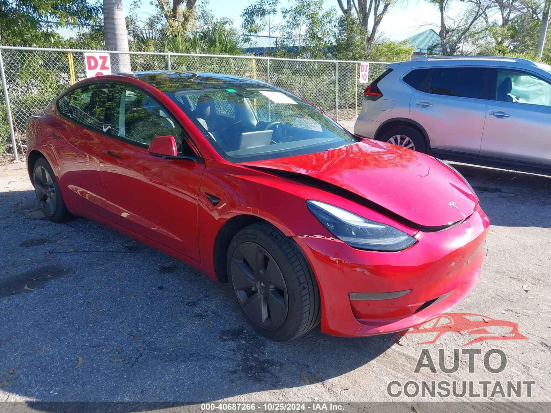 TESLA MODEL 3 2021 - 5YJ3E1EA5MF087956