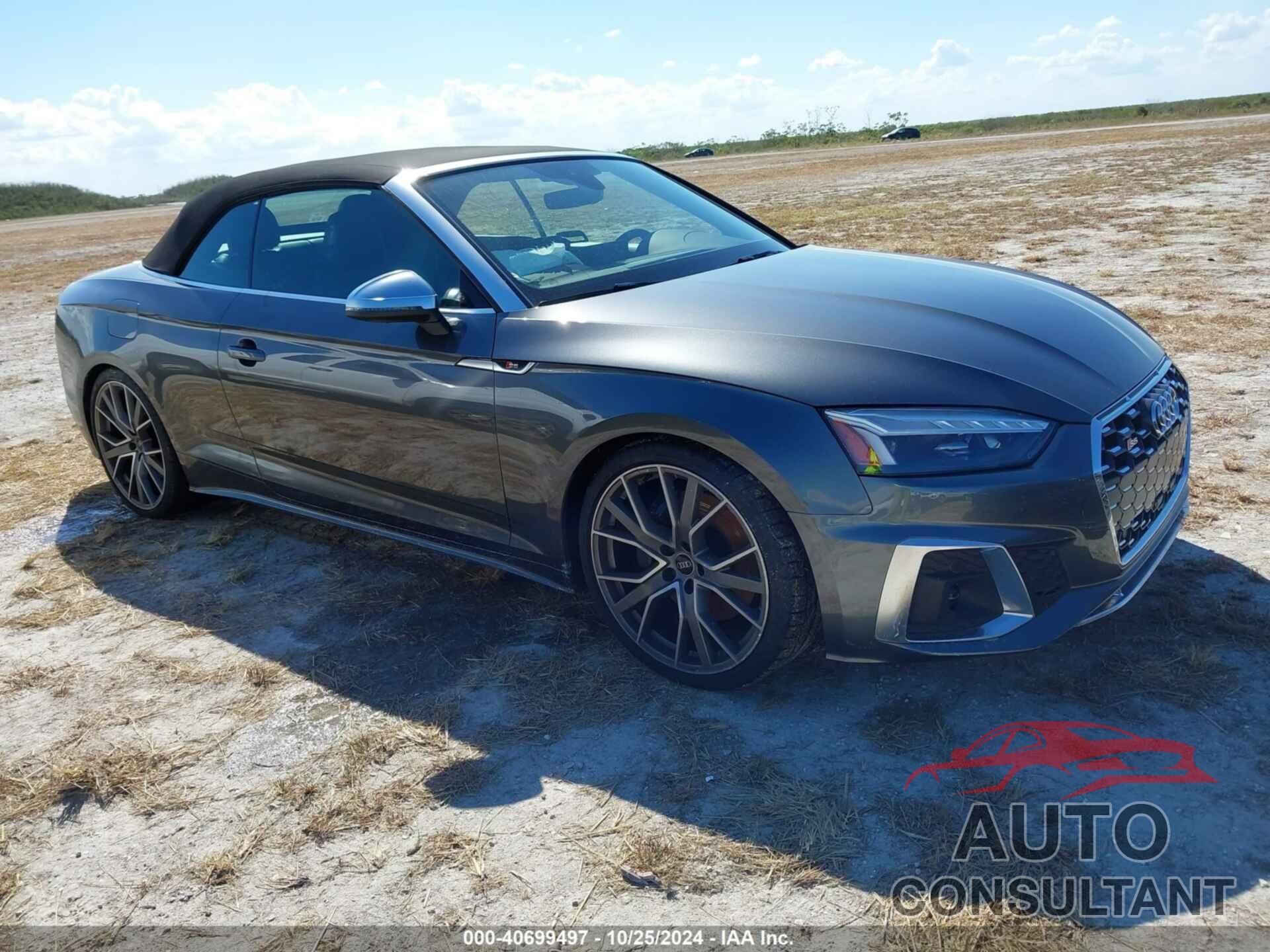 AUDI S5 CABRIOLET 2022 - WAUW4GF55NN001789