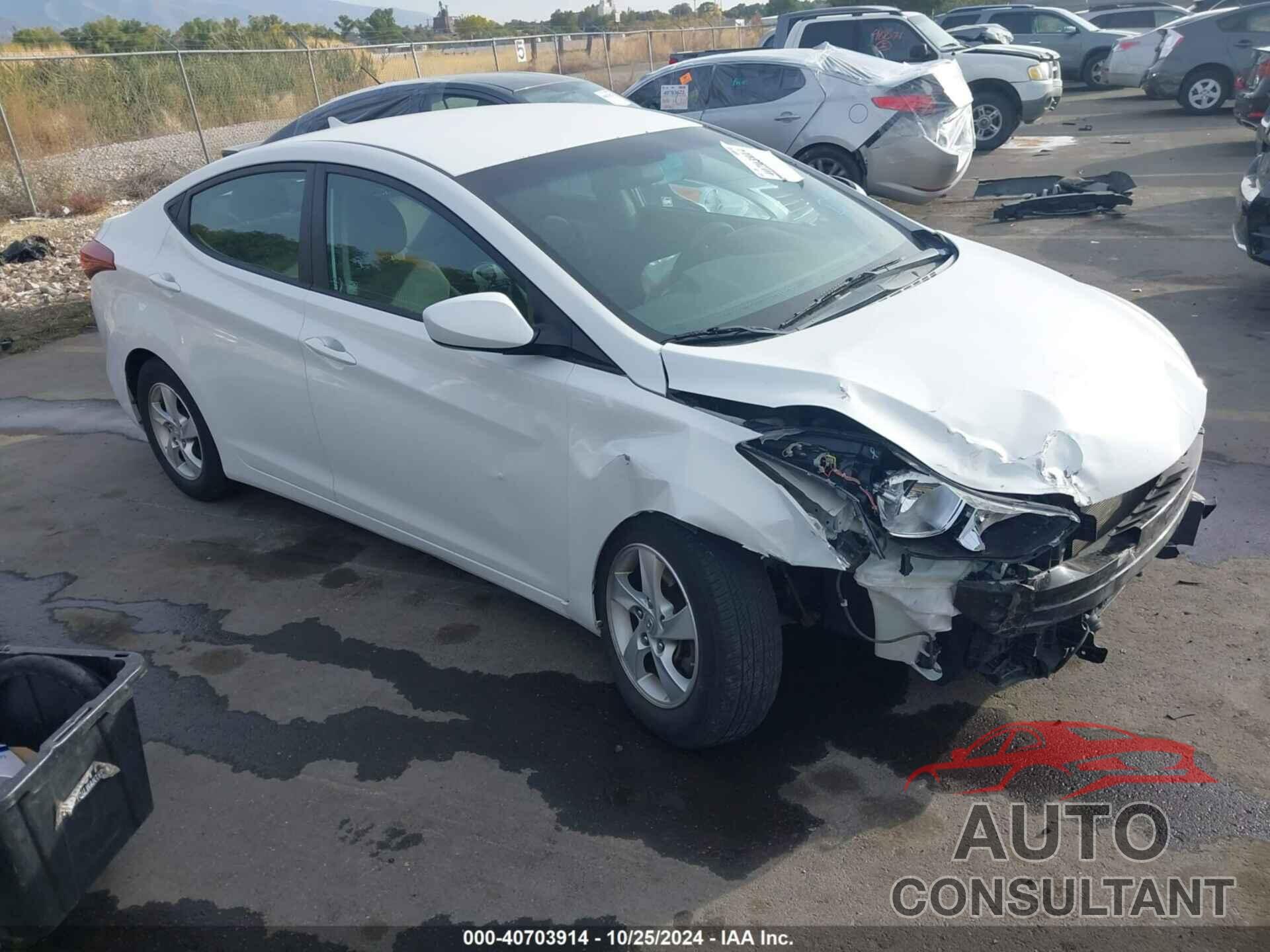 HYUNDAI ELANTRA 2014 - 5NPDH4AE5EH525531