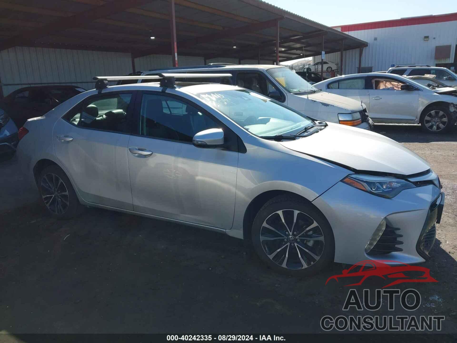 TOYOTA COROLLA 2019 - 5YFBURHE9KP859081