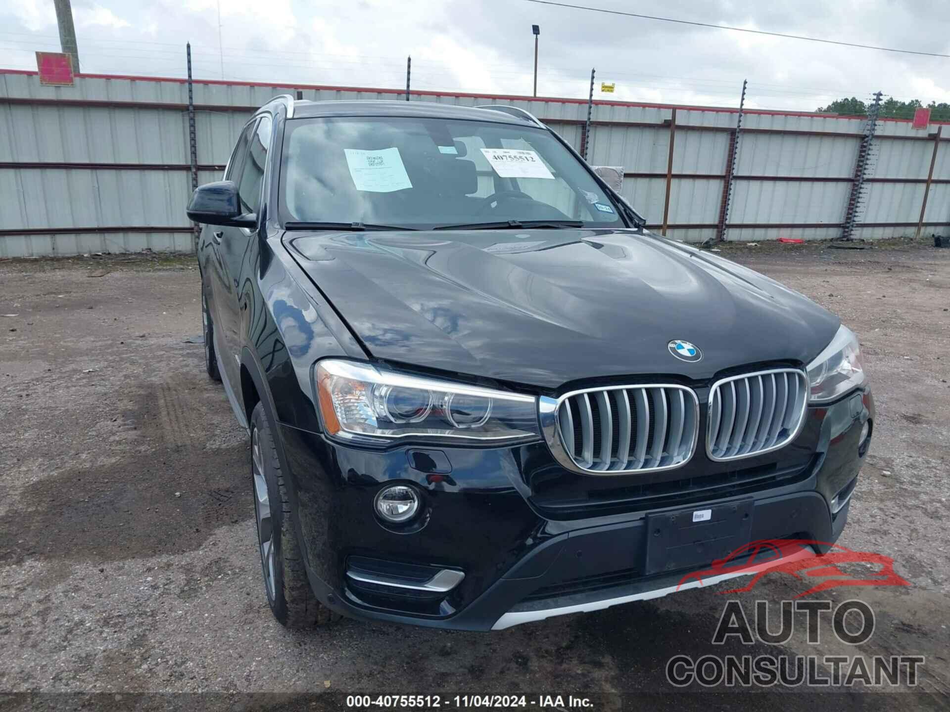 BMW X3 2017 - 5UXWZ7C34H0X39137