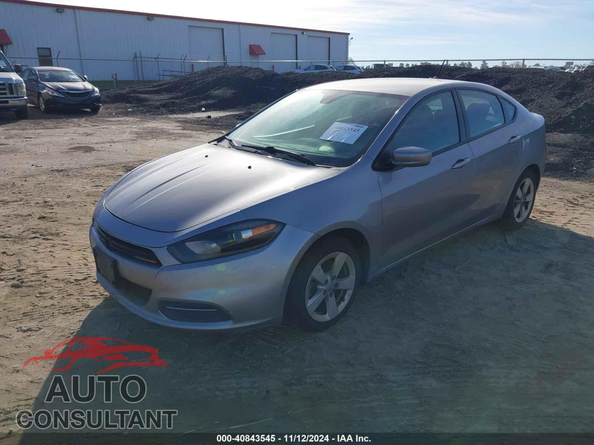DODGE DART 2016 - 1C3CDFBA5GD605214