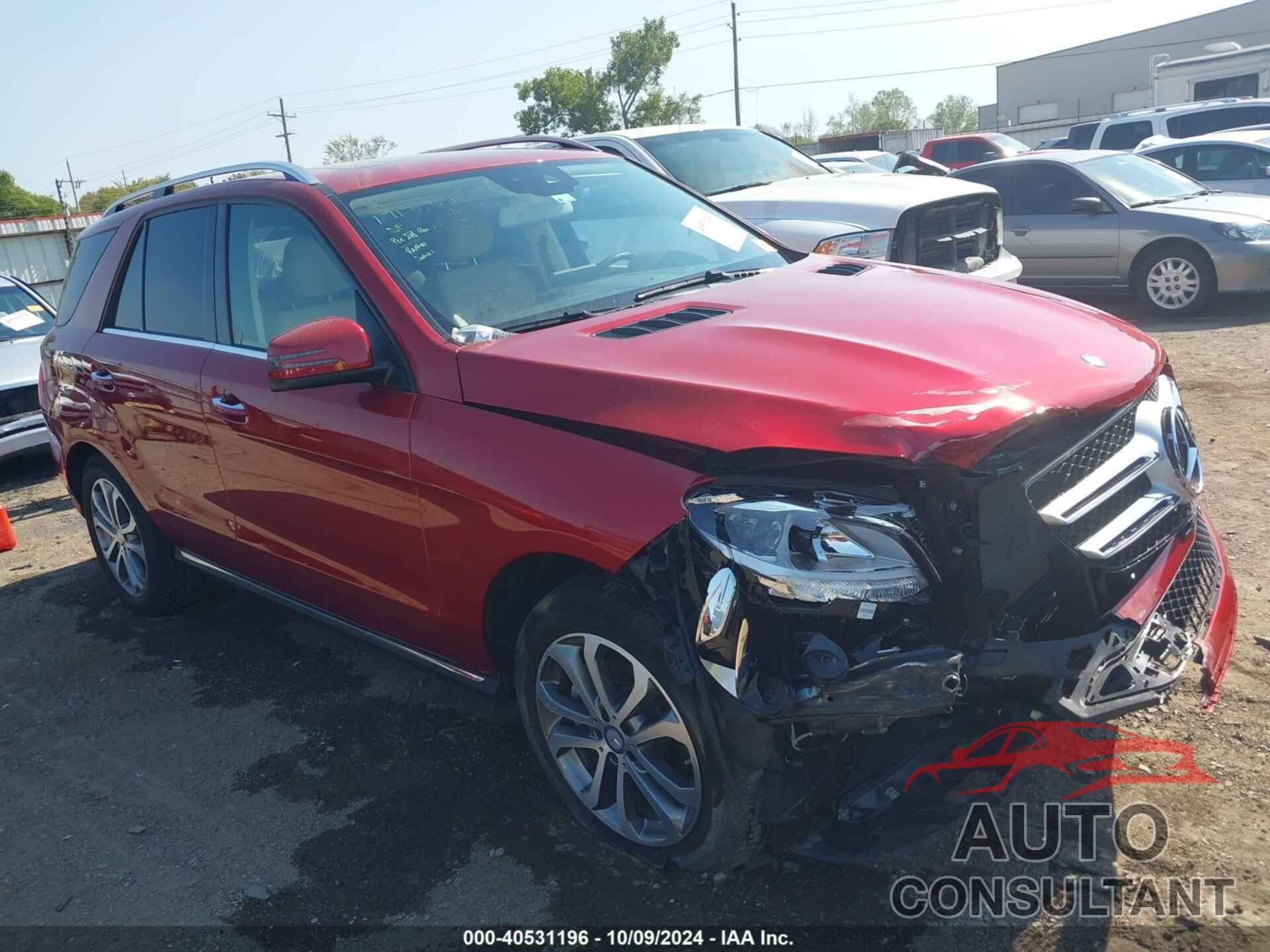 MERCEDES-BENZ GLE 350 2017 - 4JGDA5HBXHA849846