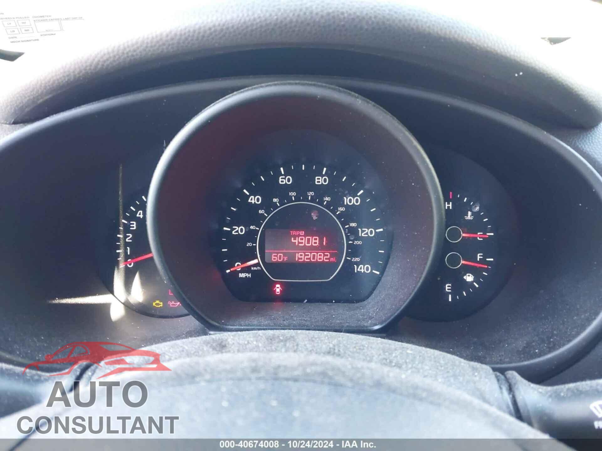 KIA SOUL 2014 - KNDJP3A55E7012056