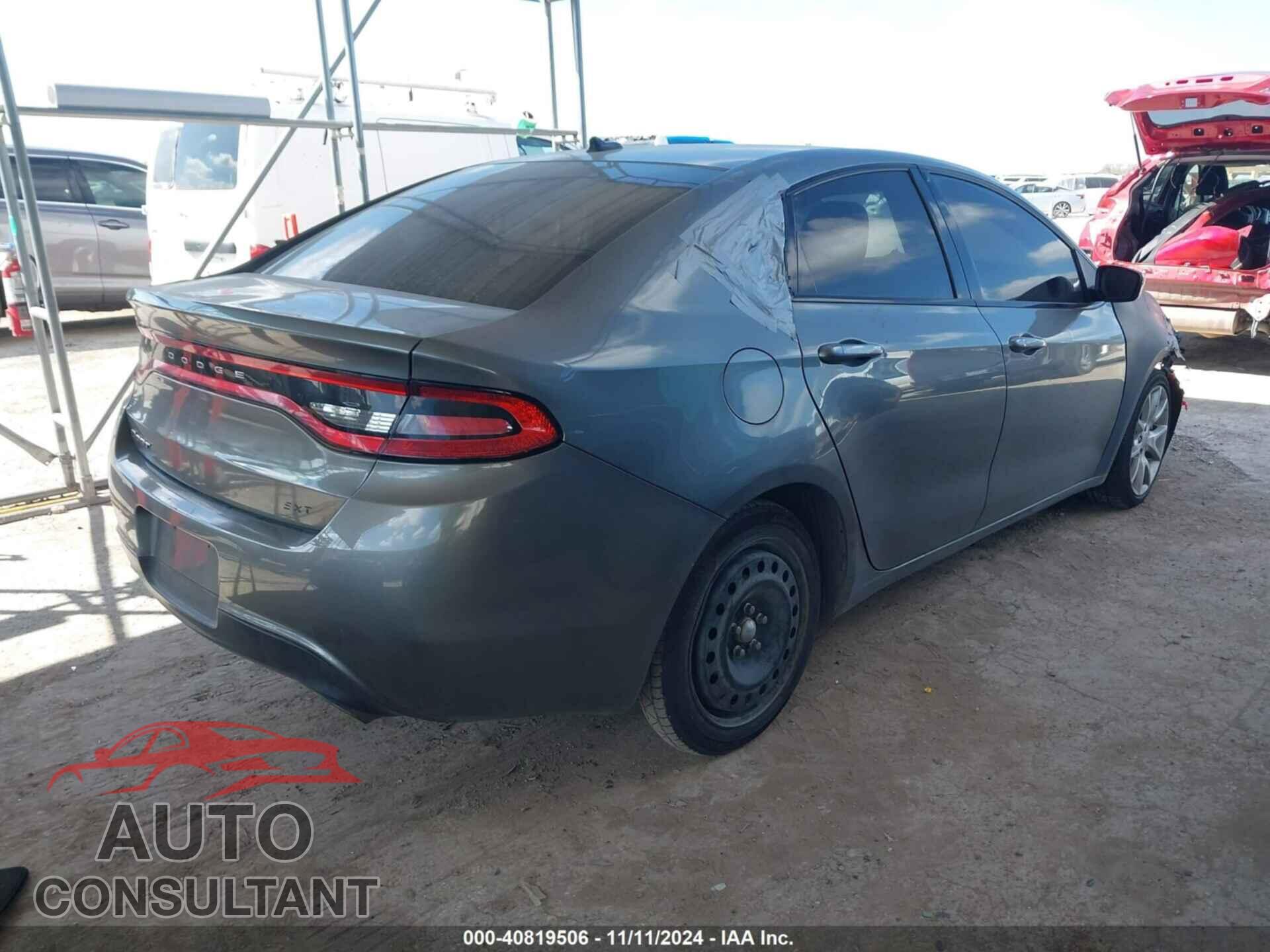 DODGE DART 2013 - 1C3CDFBA3DD310317