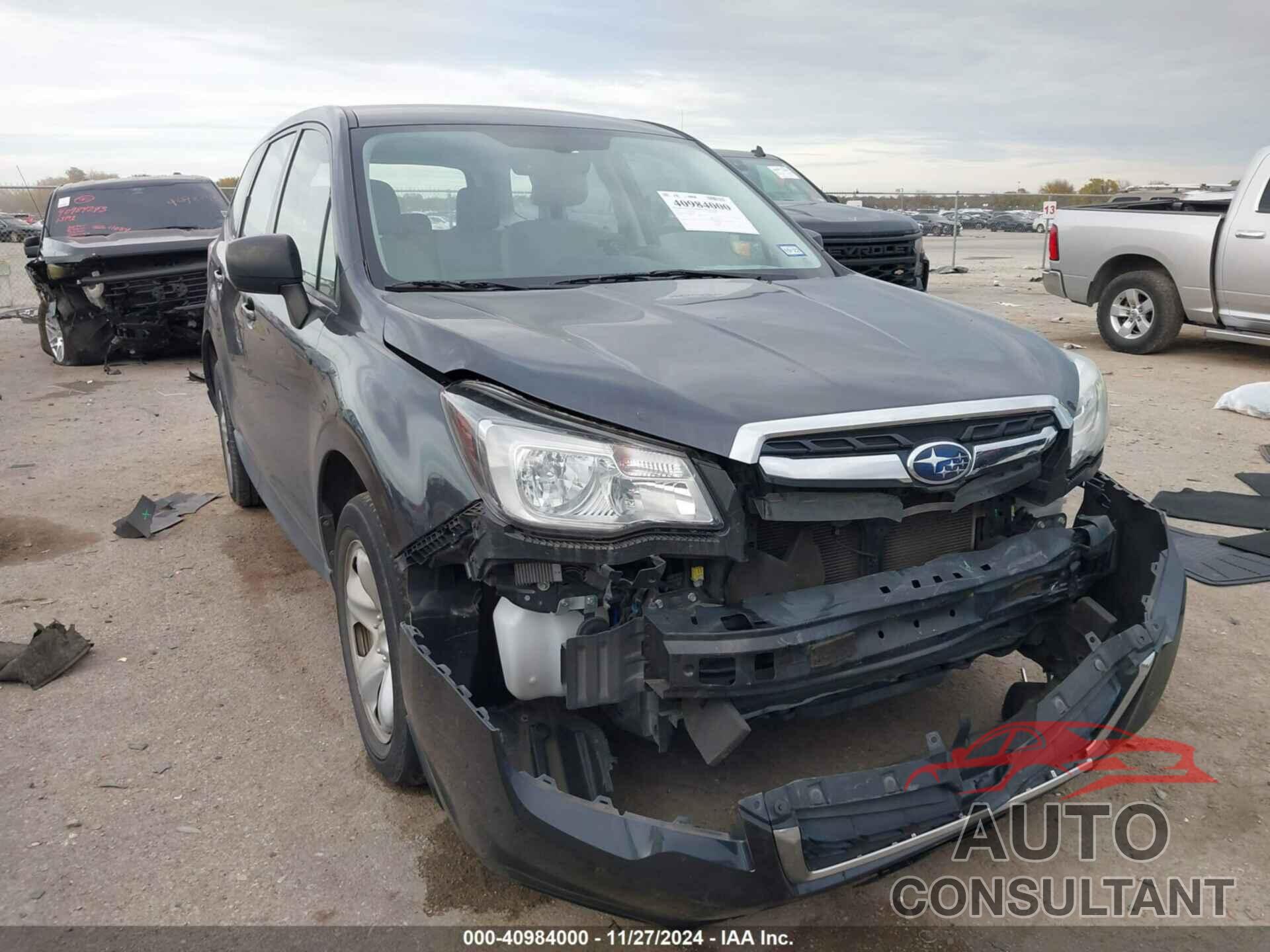 SUBARU FORESTER 2018 - JF2SJAAC4JH611061