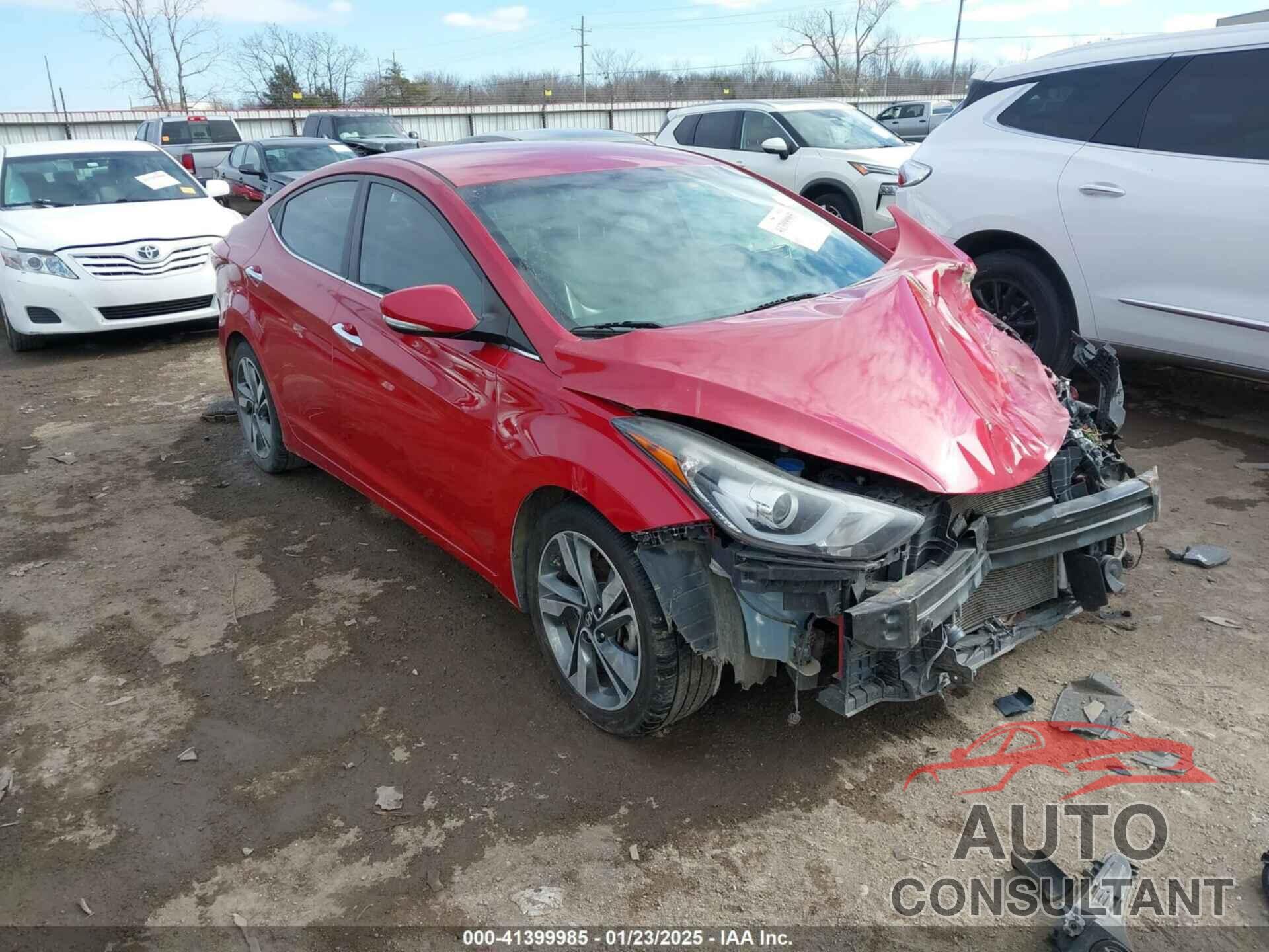 HYUNDAI ELANTRA 2015 - KMHDH4AE3FU393694